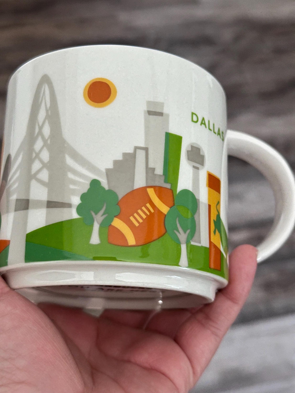 Starbucks Dallas You Are Here Mug 14 oz Collectible Coffee Cup. Ship Fast!