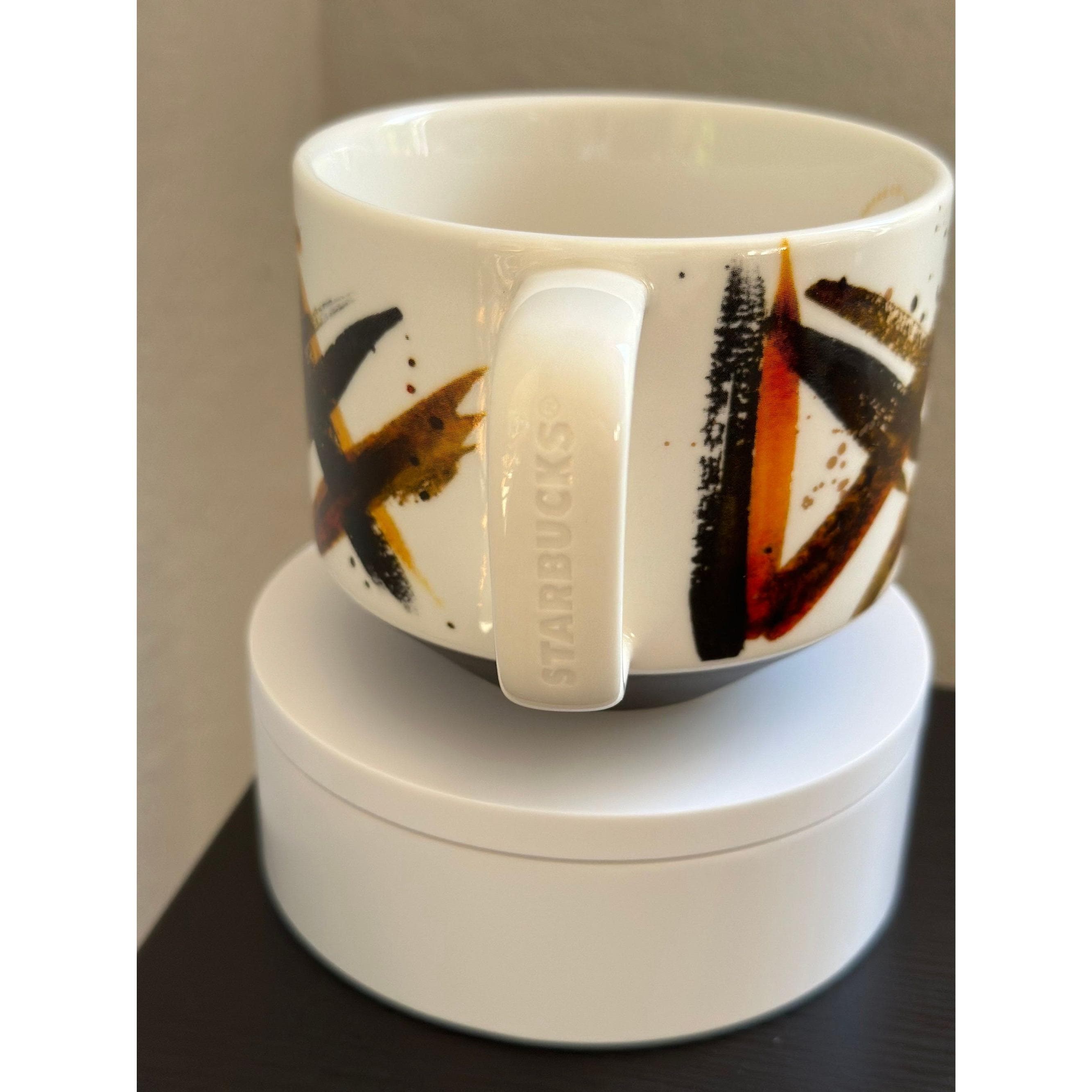 Starbucks Artisan Series 04/08 Mug 12oz Brown Bone China 2014 EUC