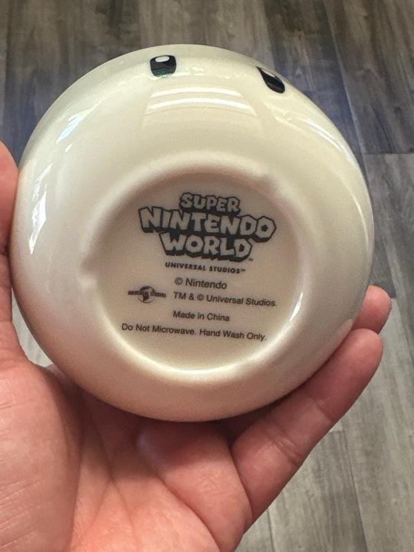 Mini Mushroom Soup Bowl 10oz Universal Studios Collectible Bowl. Ship fast!