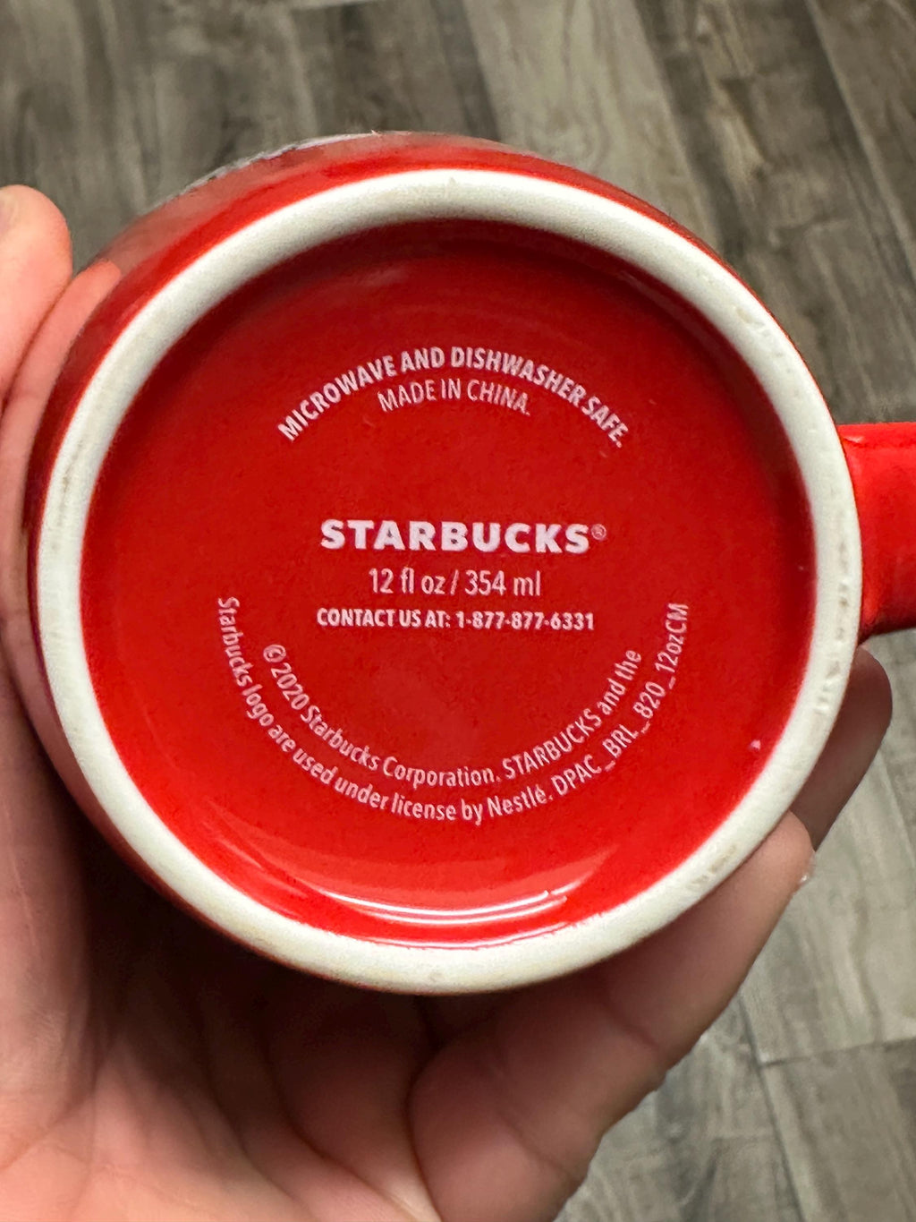 Starbucks Red Holiday Mug 12 oz. Ship Fast!