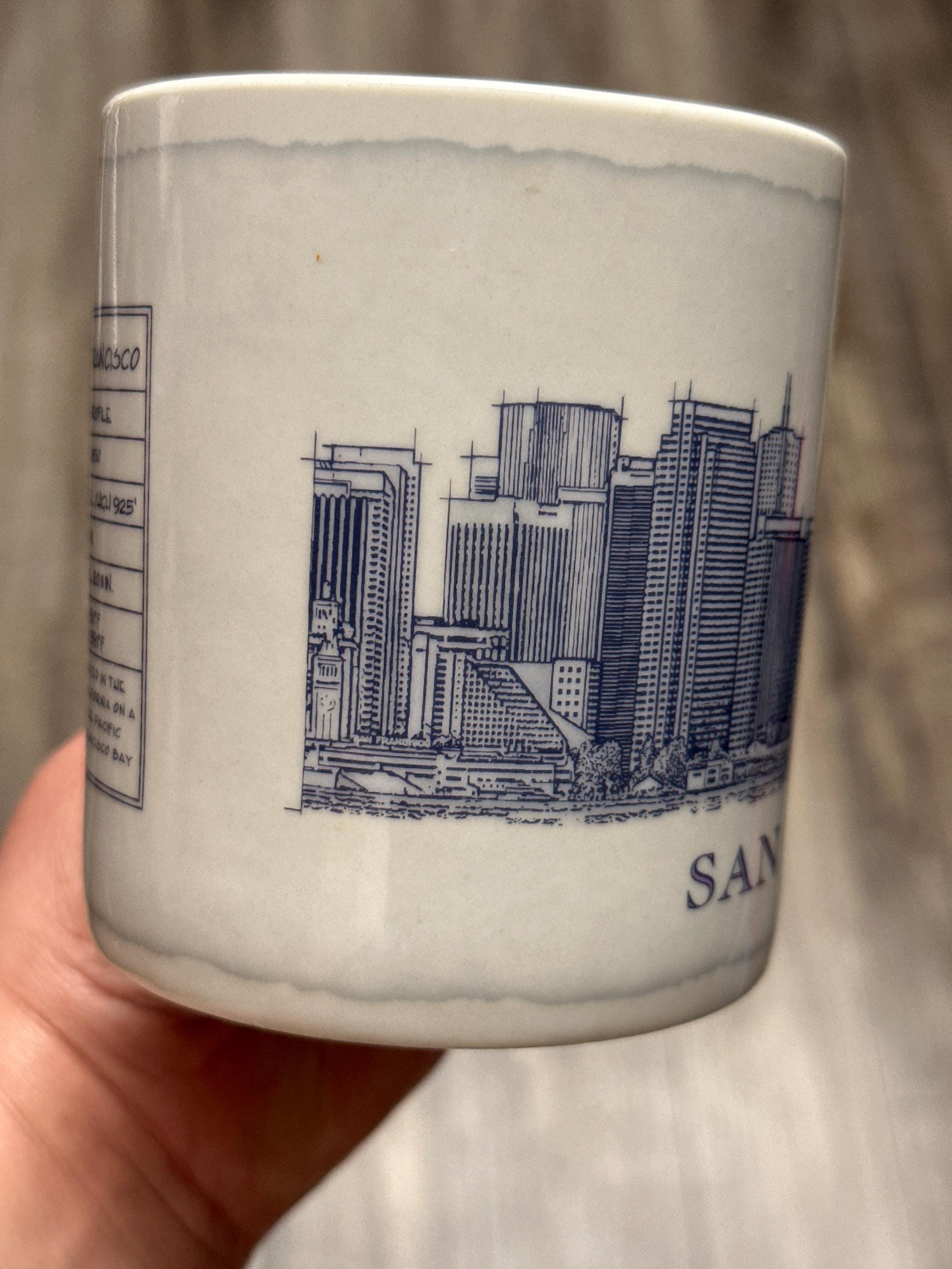 Starbucks San Francisco Architecture Series Mug 18oz Coffee Cup EUC