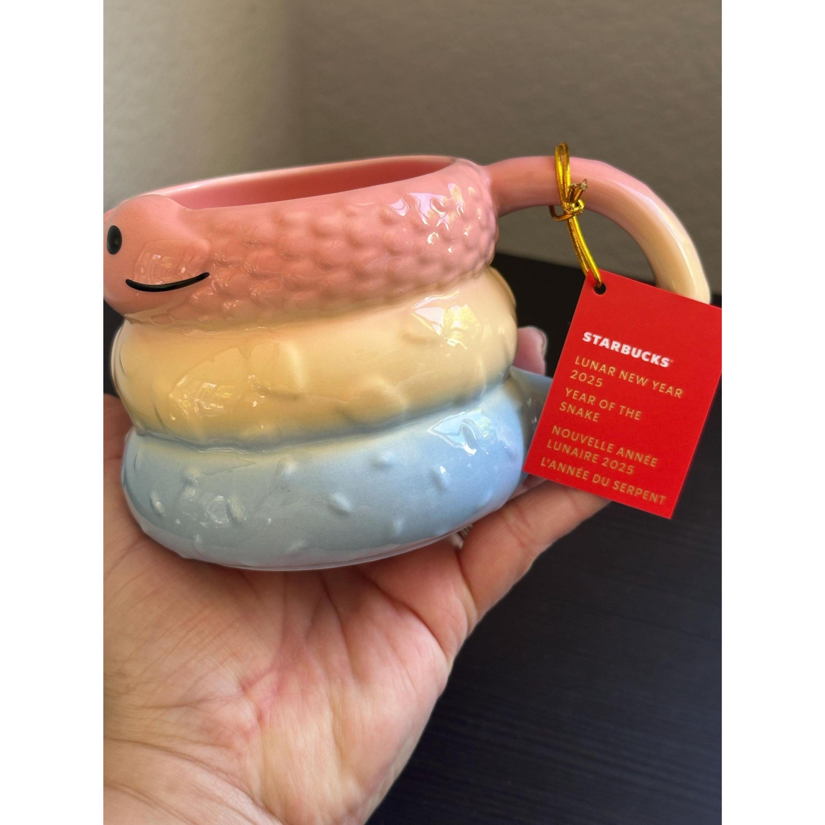 Starbucks Year of the Snake Mug: 2025 Lunar Zodiac Ceramic Mug (14 oz)
