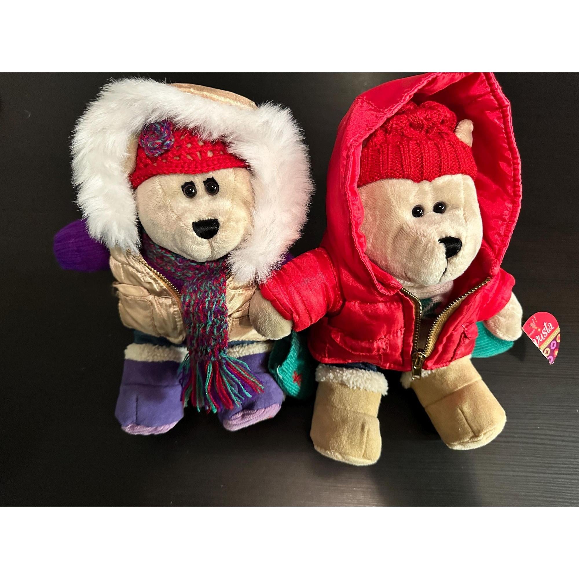 Vintage Starbucks Bearista Teddy Bears - Collectible Plush
