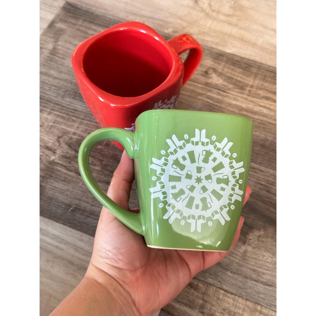 Starbucks Vintage 2004 Couples Christmas Mugs Set – 12oz Each. Ship Fast!