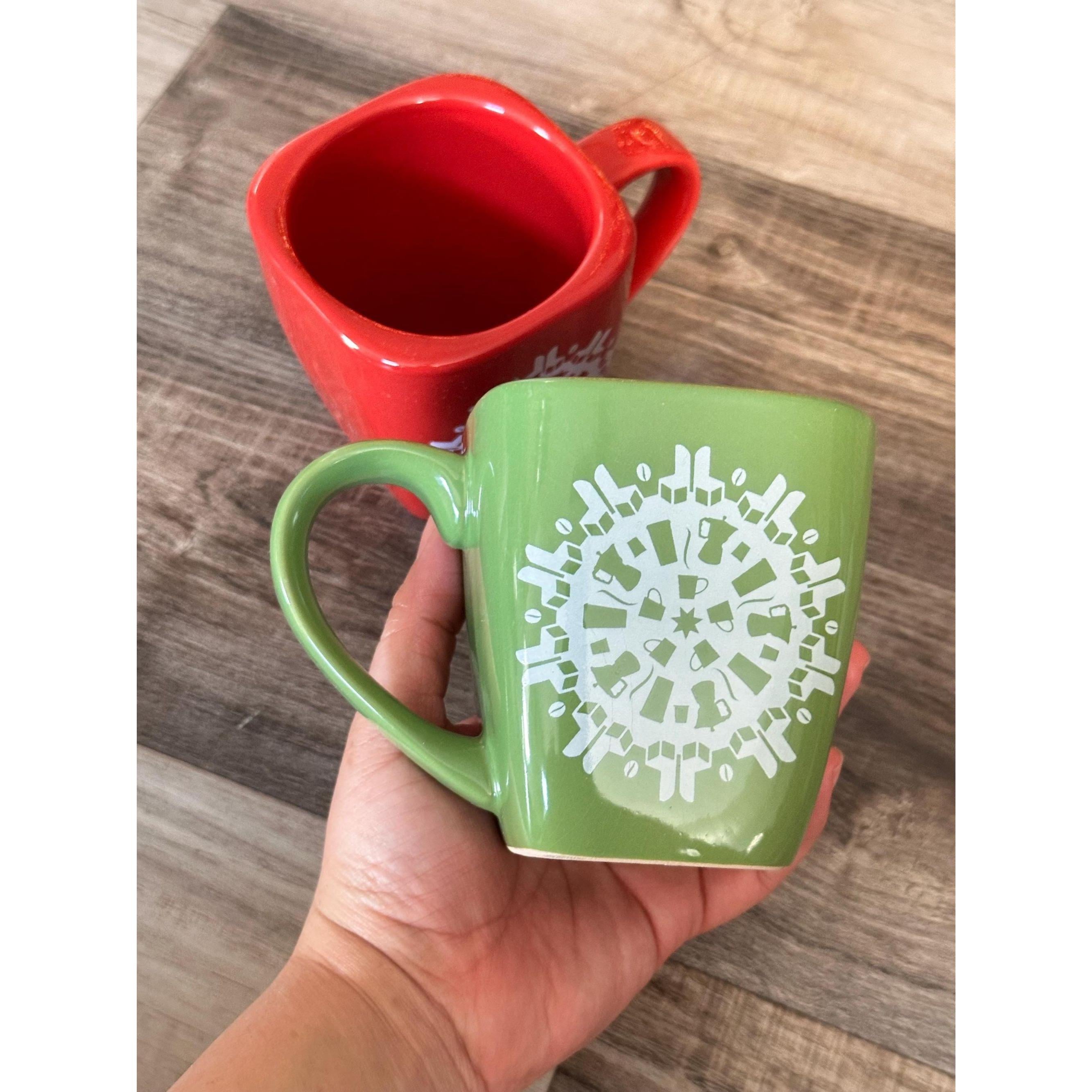 Starbucks Vintage 2004 Couples Christmas Mugs Set – 12oz Each. Ship Fast!