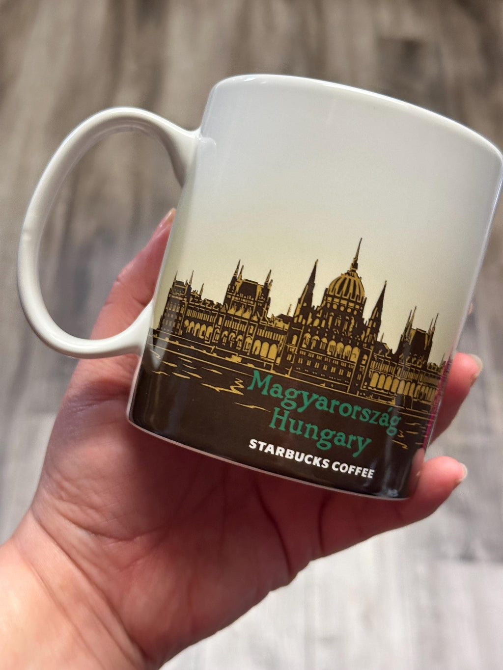 Starbucks Hungary Global Icon Mug 16 oz. Ship Fast!