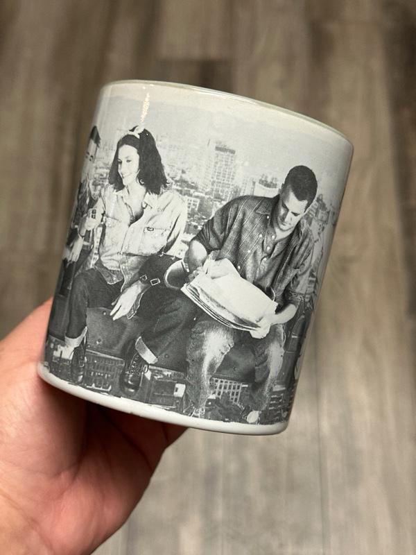 Friends TV Show Coffee Mug 20oz Black White Large Cup. Ship Fast!