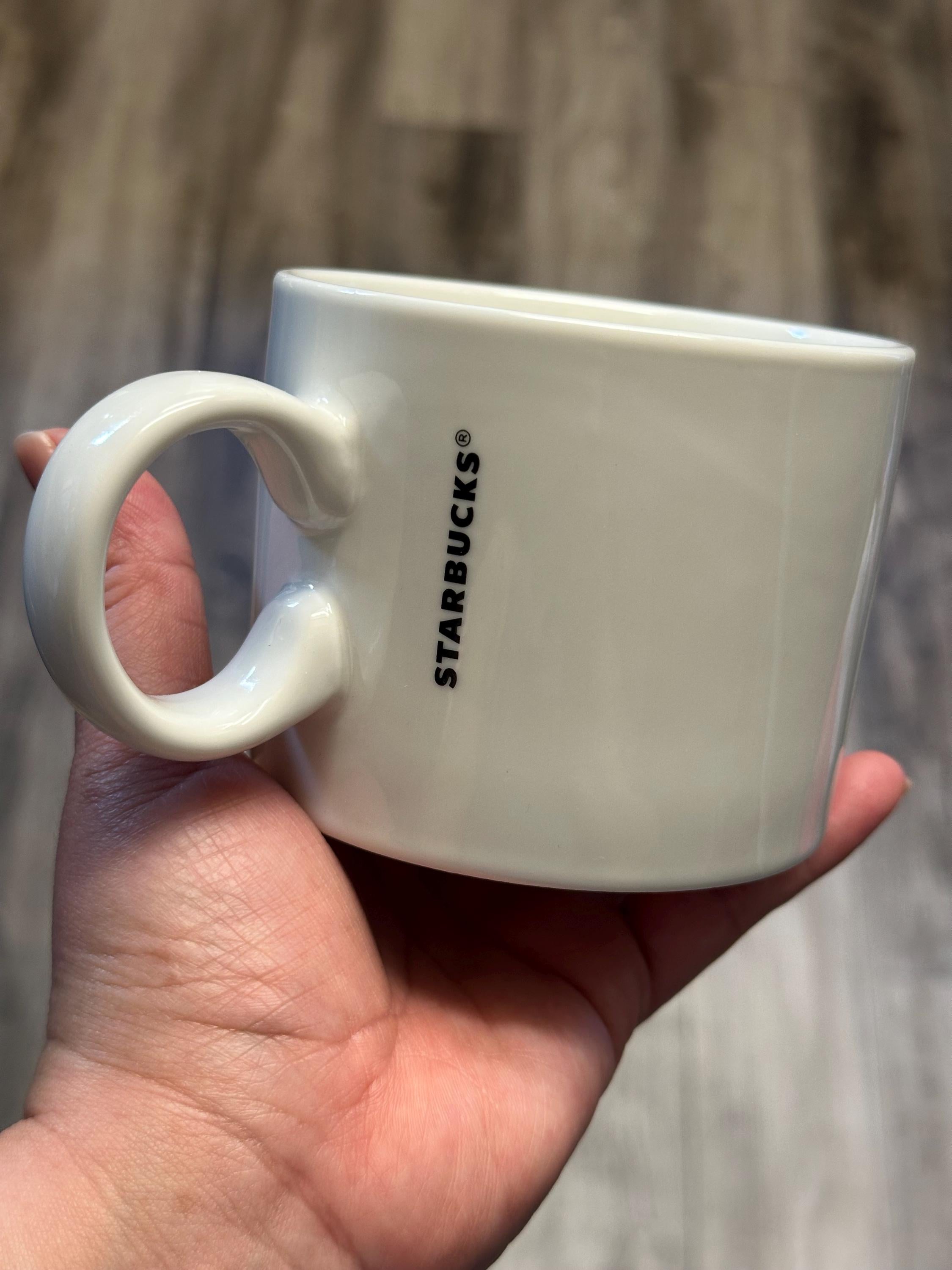 Starbucks white Mug 12 Oz, 2017. Ship Fast!