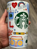 Starbucks Back to School Graffiti Ceramic Tumbler 12oz – New. Ship Fast! | Little Joy Market