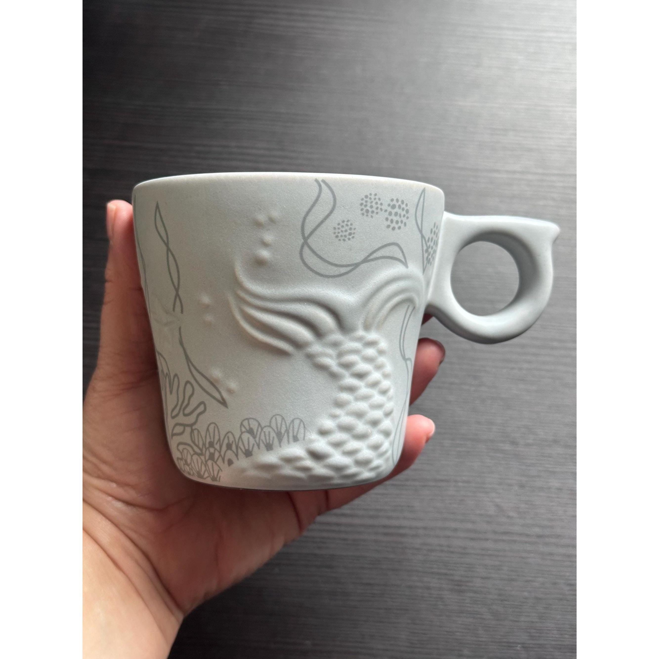 Starbucks Siren Tail Mug: 2016 Anniversary Gray Stoneware, 12 oz. Ship Fast | Little Joy Market