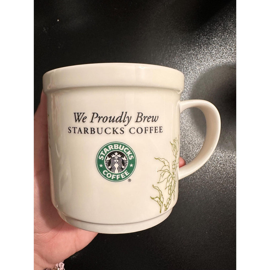 Starbucks “We Proudly Brew” Stacking Cups Set of 2. Ship Fast!