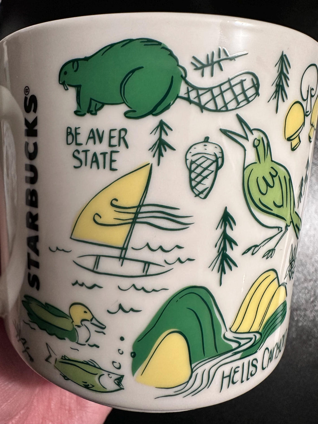 Starbucks Oregon Been There Series Mug 14oz Across the Globe Coffee Cup | Ships Fast.