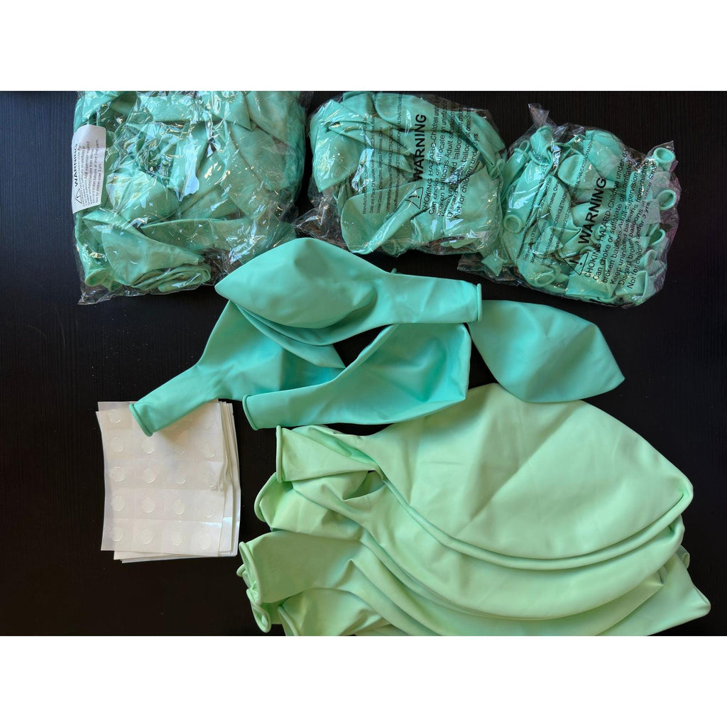 Mint Green Balloons| Pastel Mint Green Balloons | different sizes | Party balloons | 138 balloons. Ship fast! | Little Joy Ma