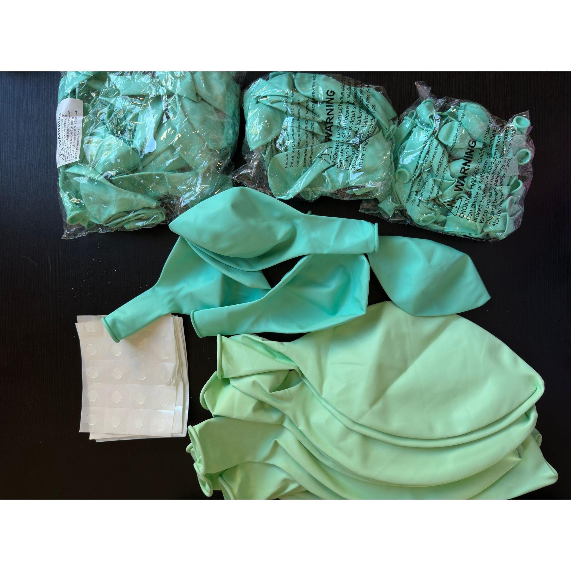 Mint Green Balloons| Pastel Mint Green Balloons | different sizes | Party balloons | 138 balloons. Ship fast! | Little Joy Ma