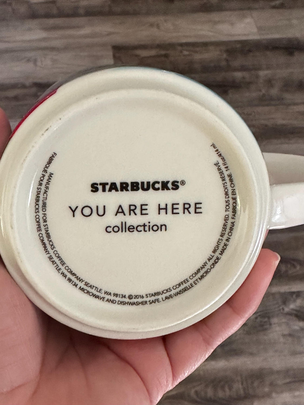 Starbucks Washington You Are Here Mug 14oz. Ship Fast!