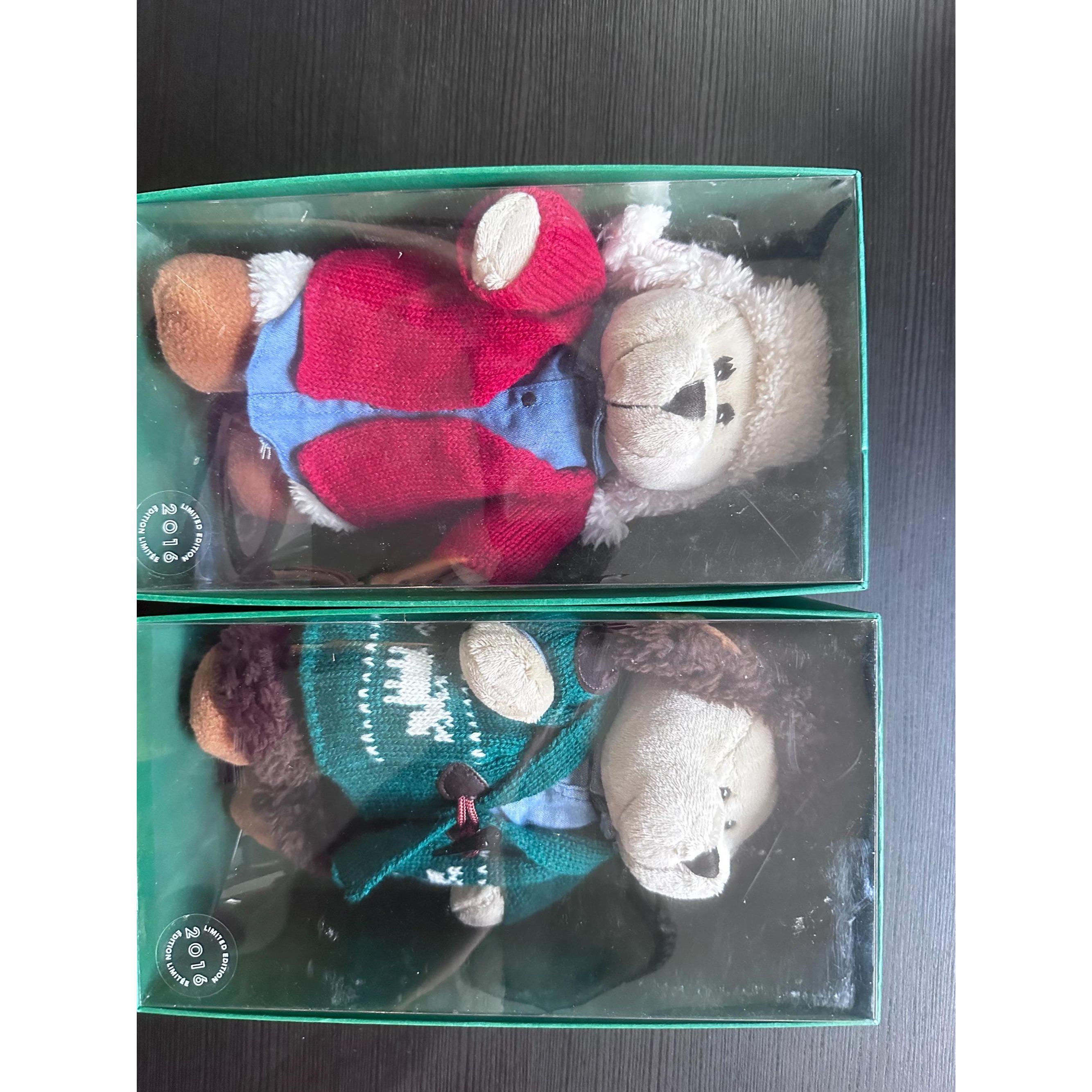 Starbucks bearista 2016 Christmas Barista Teddy Bear. Ship fast!