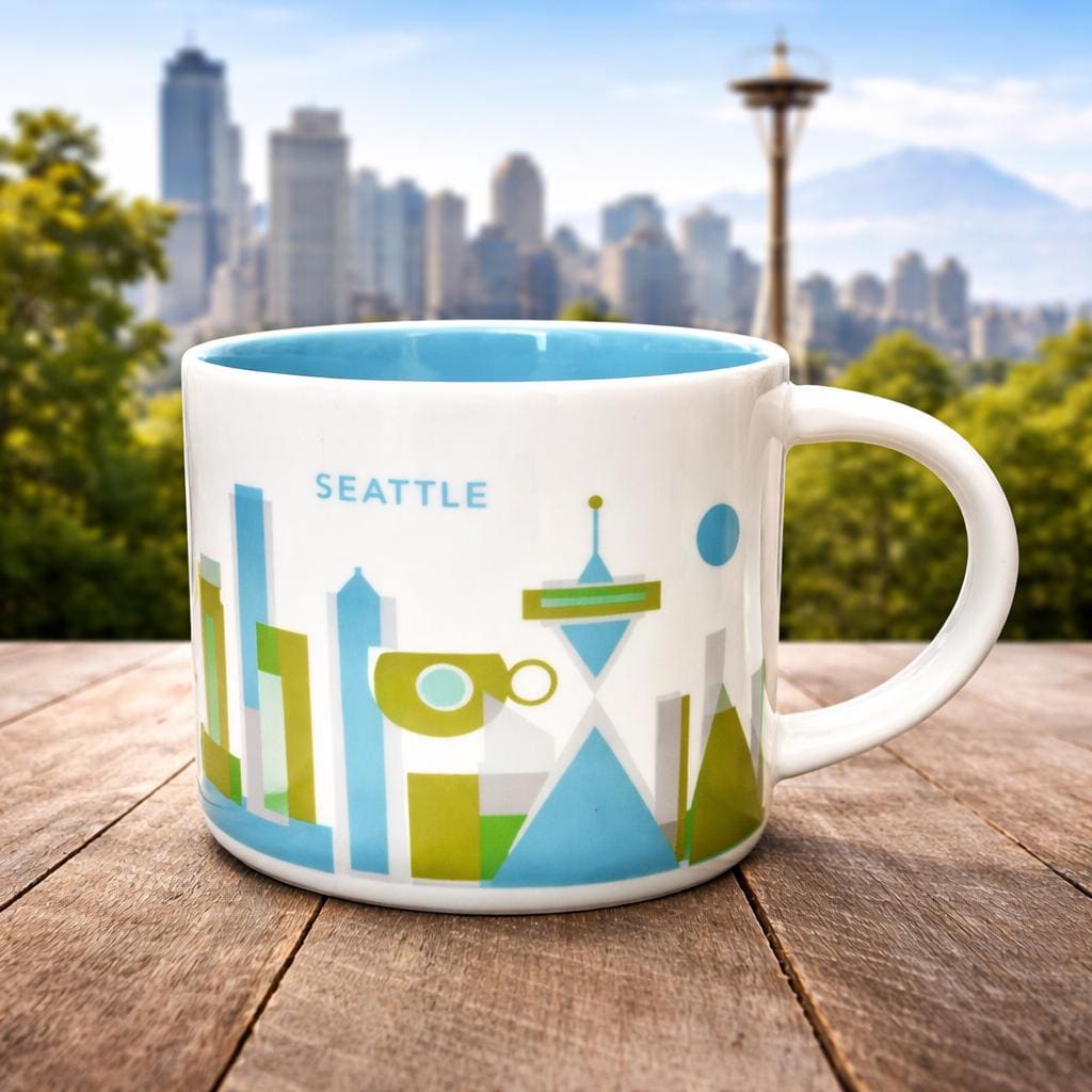 Starbucks Seattle You Are Here Mug | 14 oz Cup. Ship Fast! | Little Joy Market