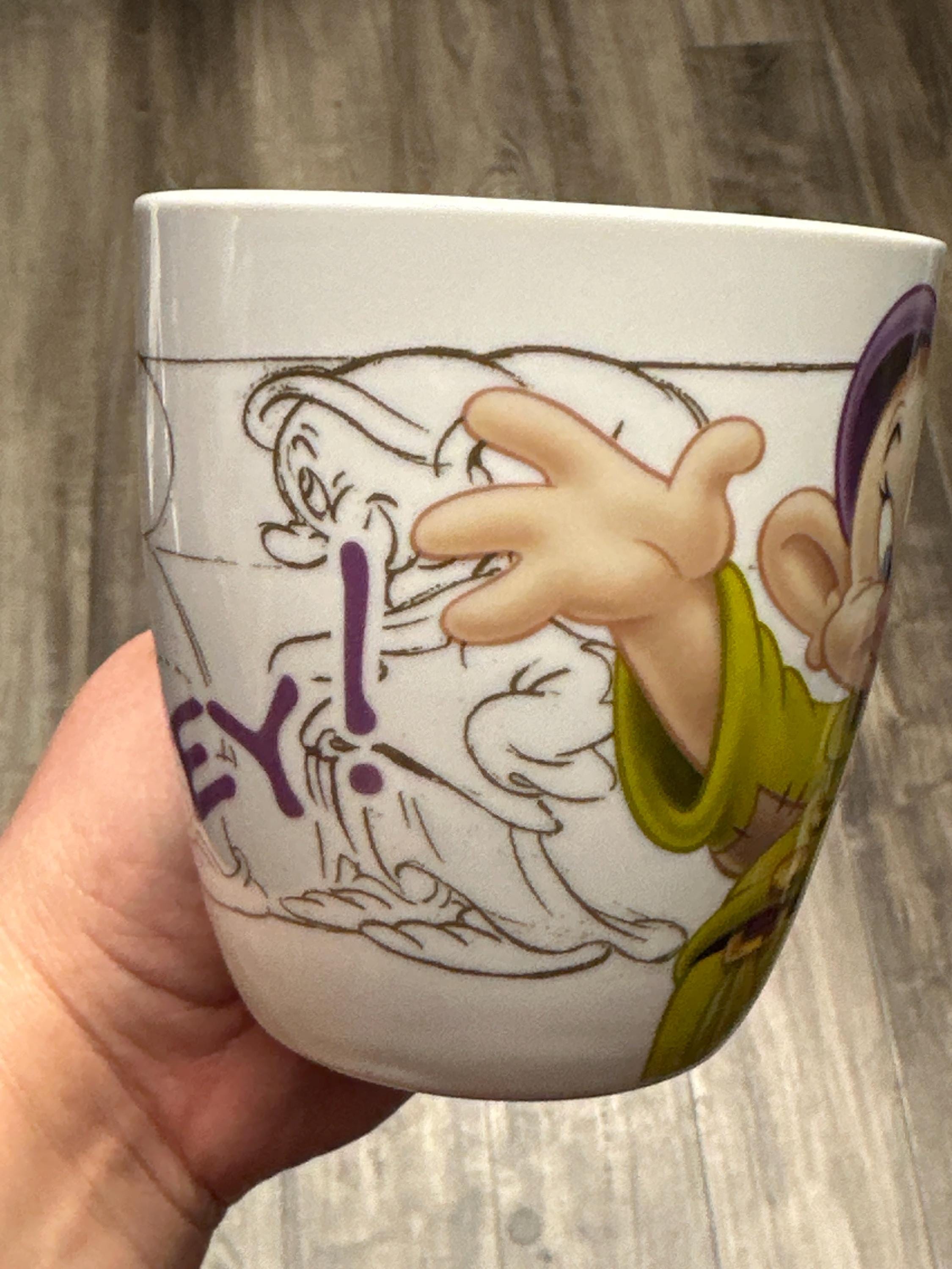 Dopey Character Mug 12oz Cartoon Coffee Cup EUC