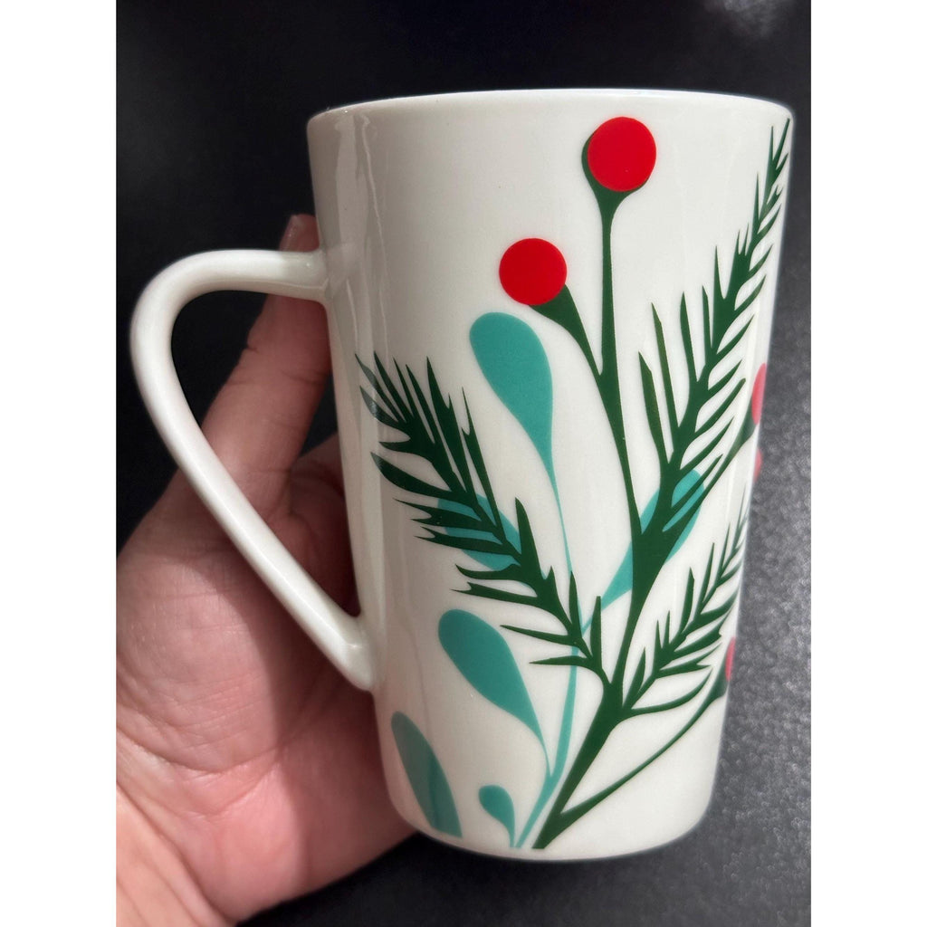 Starbucks Holiday Mug: 2020 Christmas Red Berries Design (12 oz). Ship Fast!