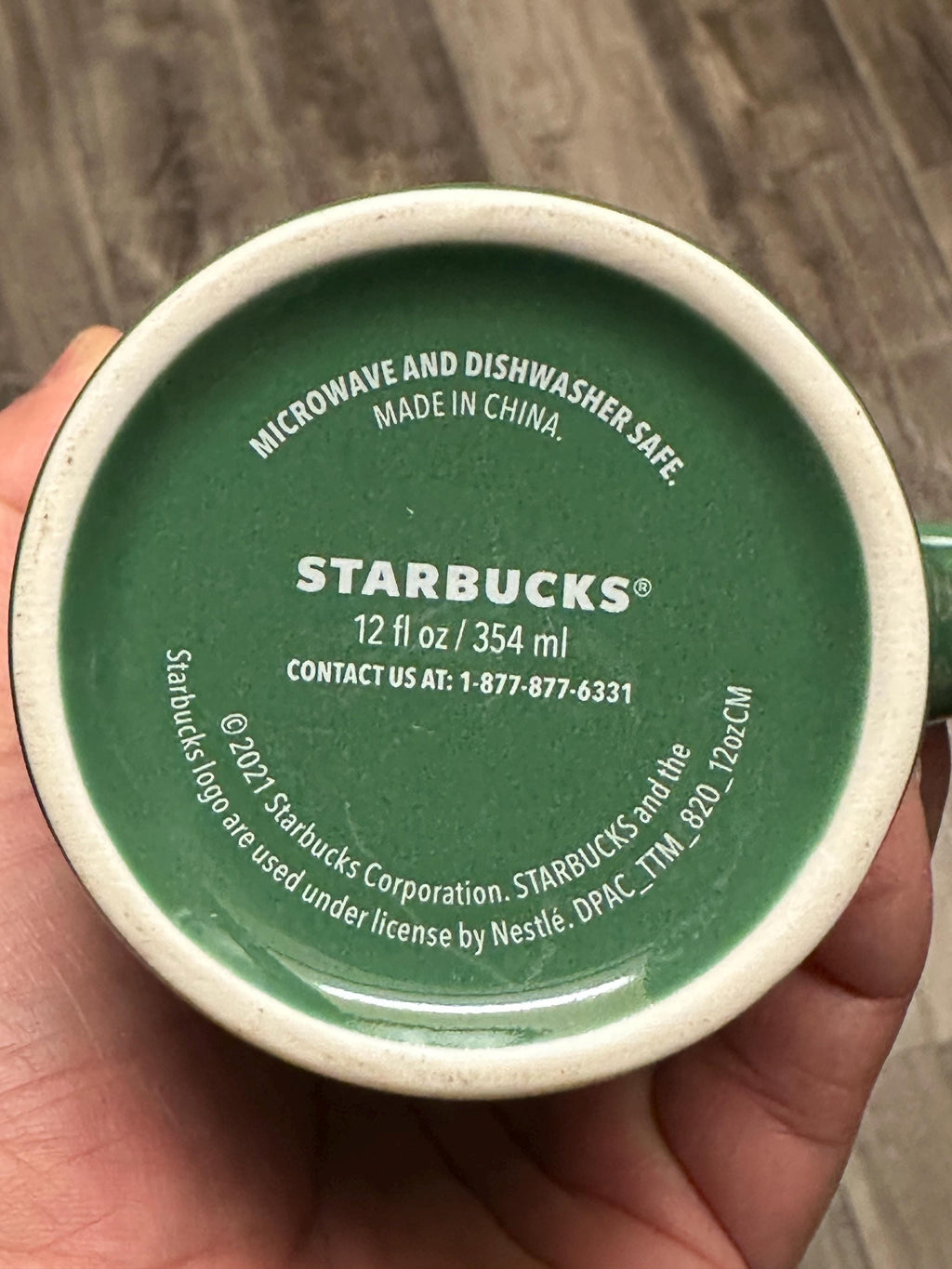 Starbucks Green Latte Mug 12oz – 2021. Ship fast!