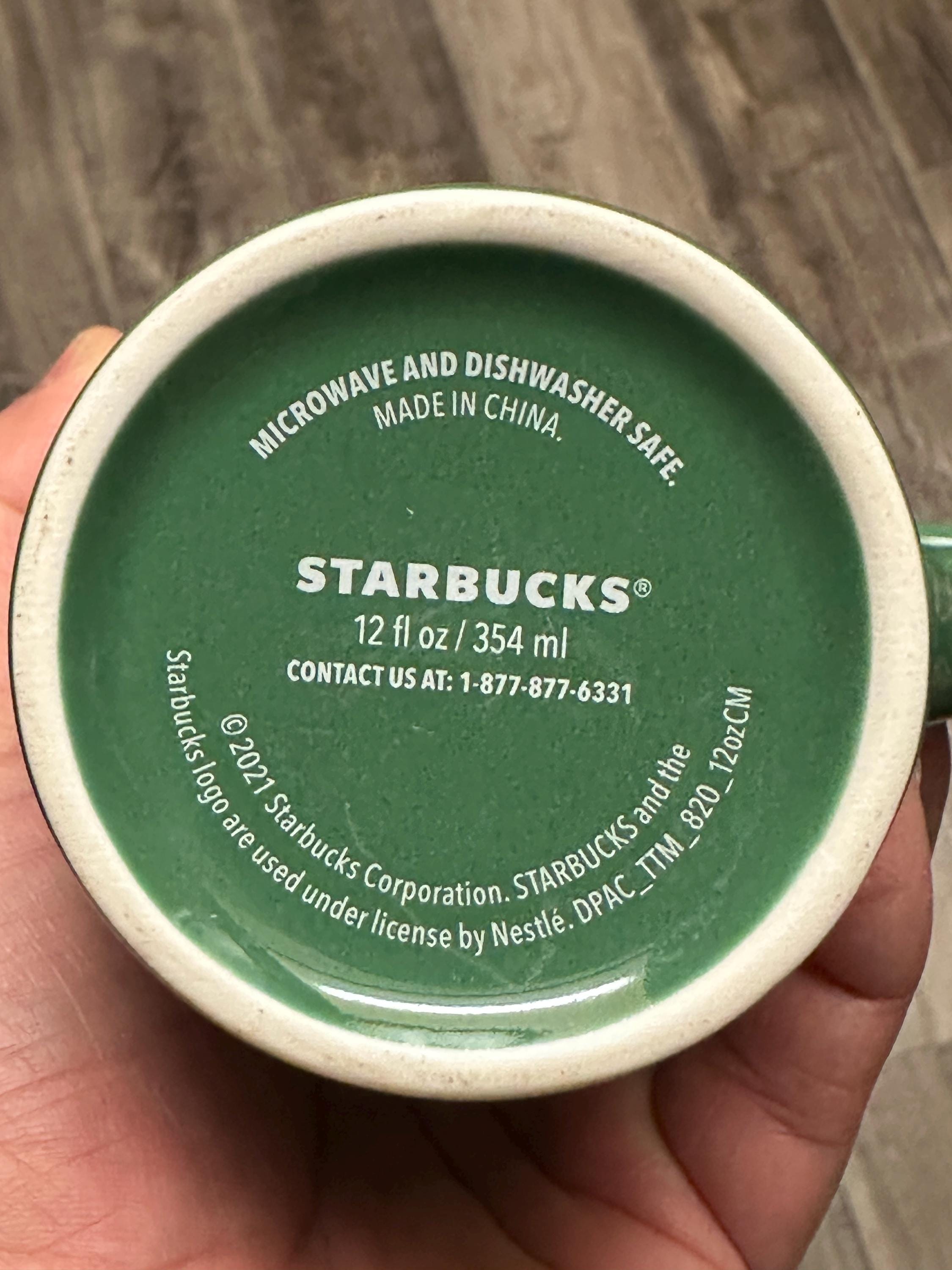 Starbucks Green Latte Mug 12oz – 2021. Ship fast!