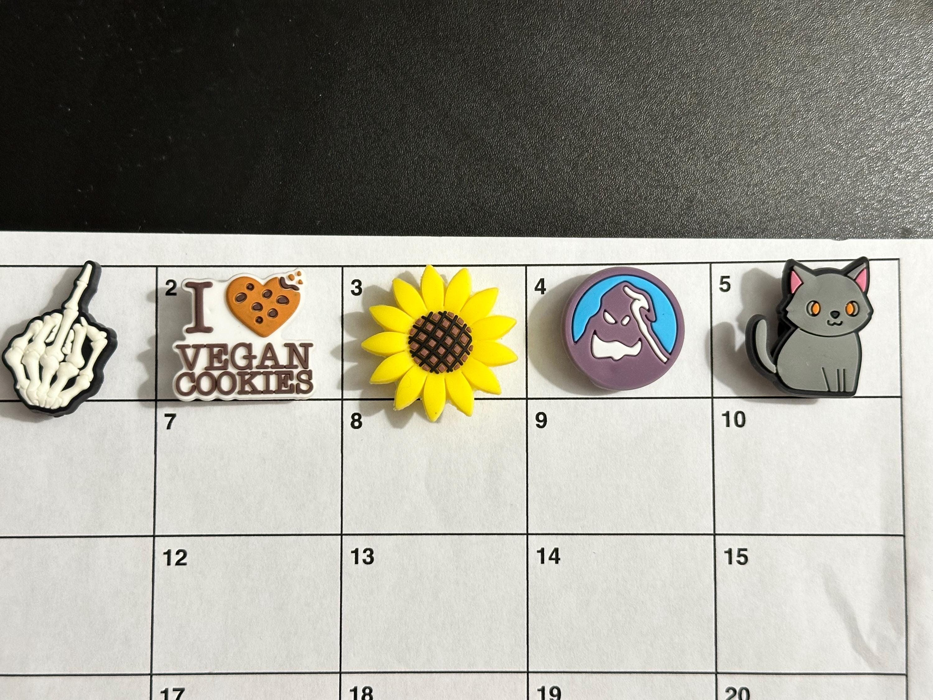 Shoe Charms for Clogs Cat Sunflower Skeleton Vegan – Croc Charms. Ship Fast!