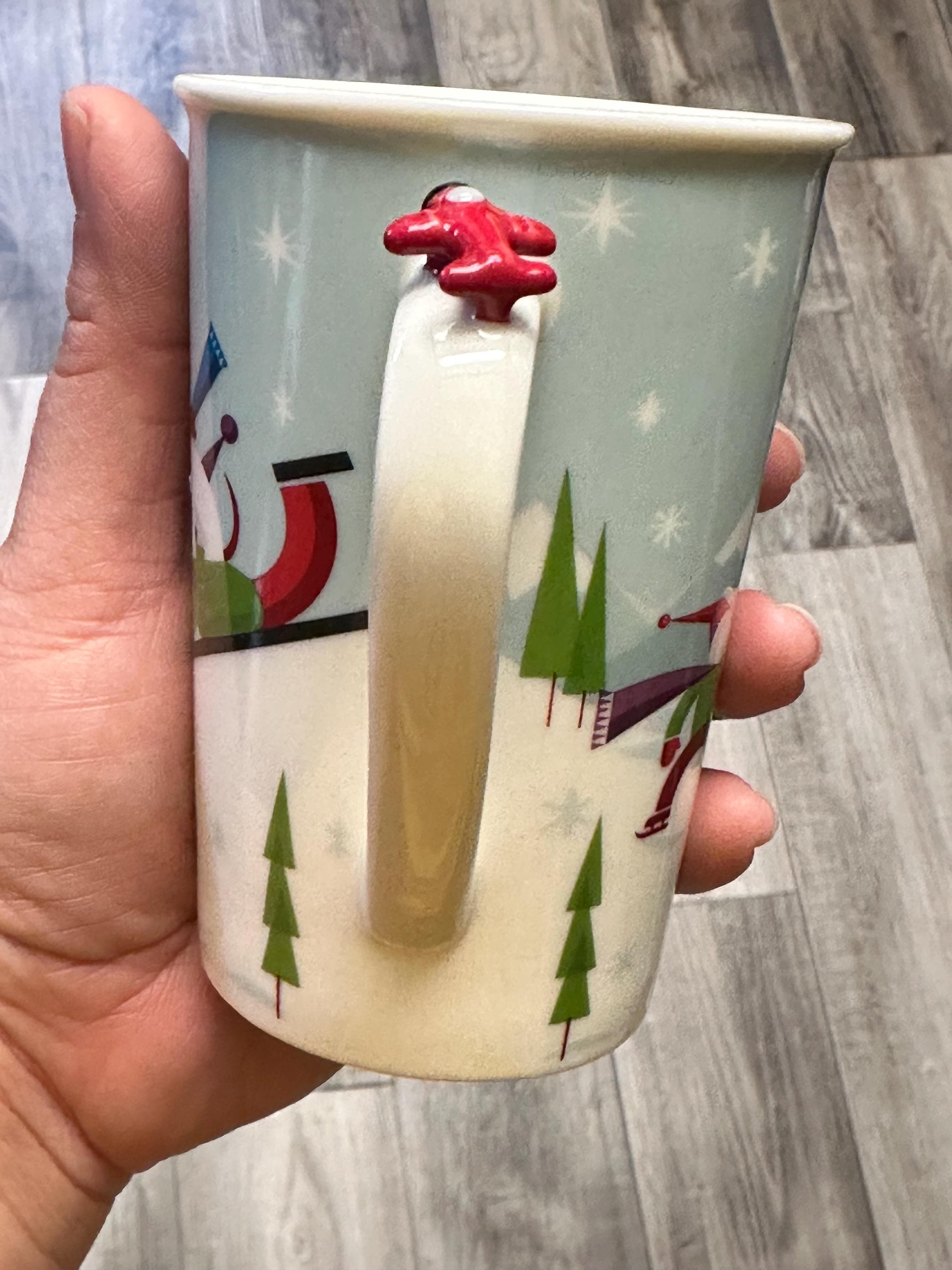 Starbucks Holiday Dog Sled Mug Set of 2 – 8 oz. 2011 | Ship Fast!