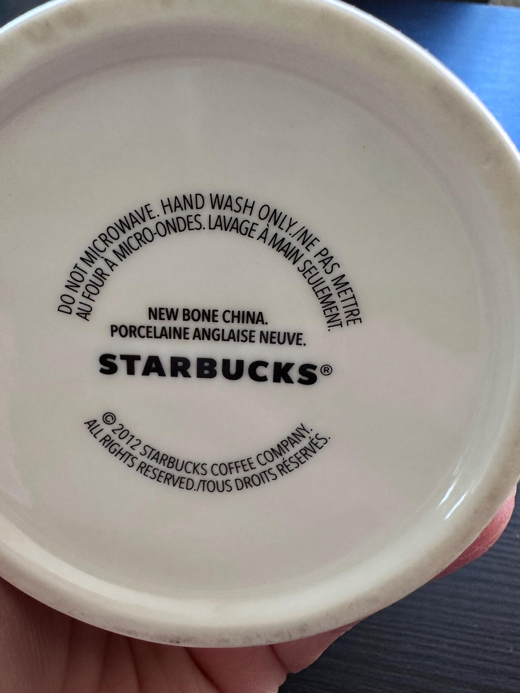 Starbucks 2012 Holiday Mug, Christmas Bulbs, Bone China (14oz). Ship Fast!