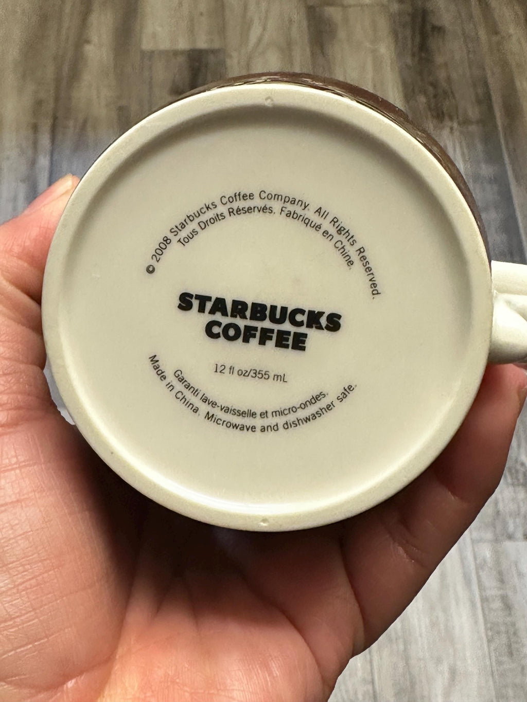 Starbucks Siren Bronze & Brown Mug 12oz – 2008 Collectible. Ship Fast!