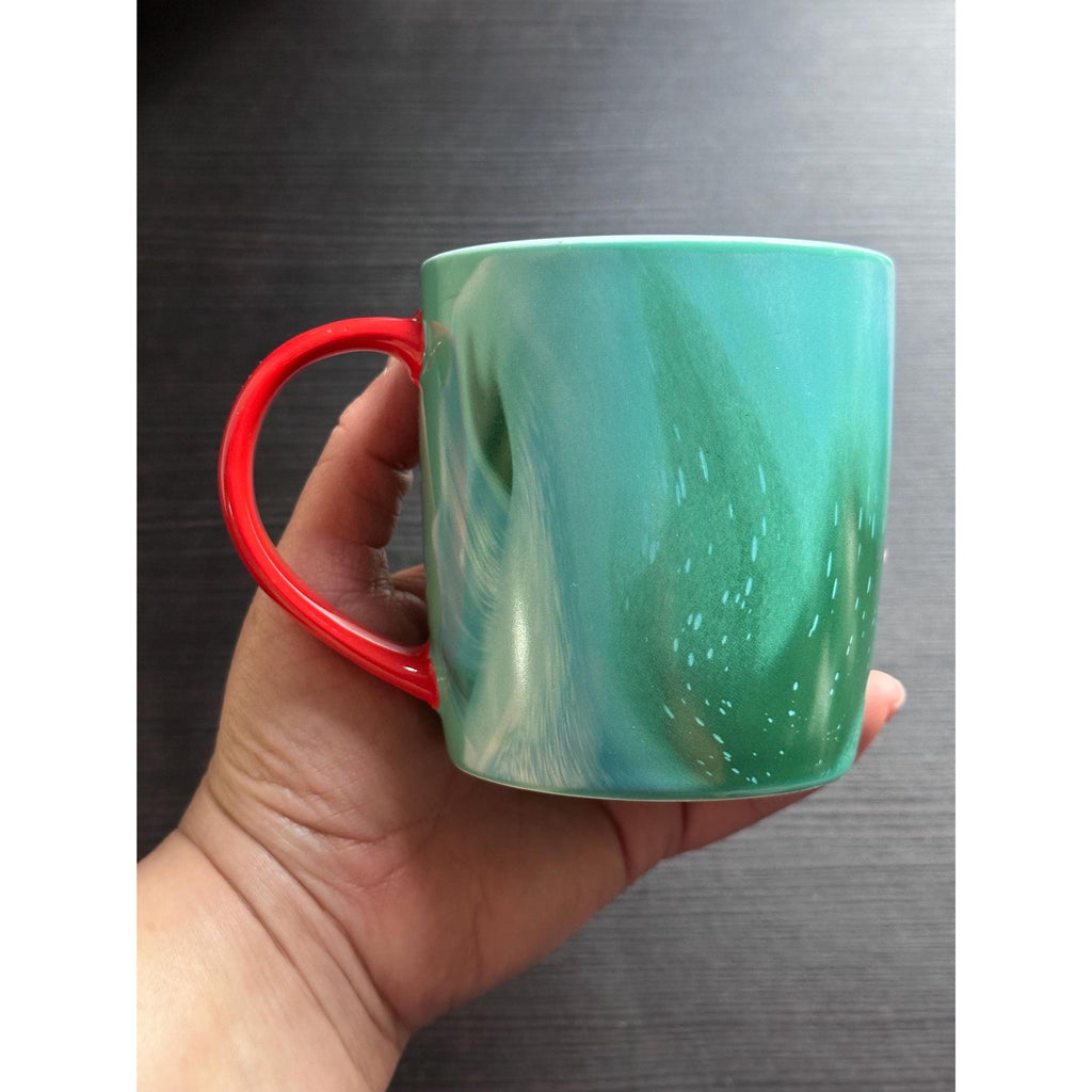Starbucks Holiday Marbled Mugs: Green & Blue, Set of 2. 2024. Ship Fast!