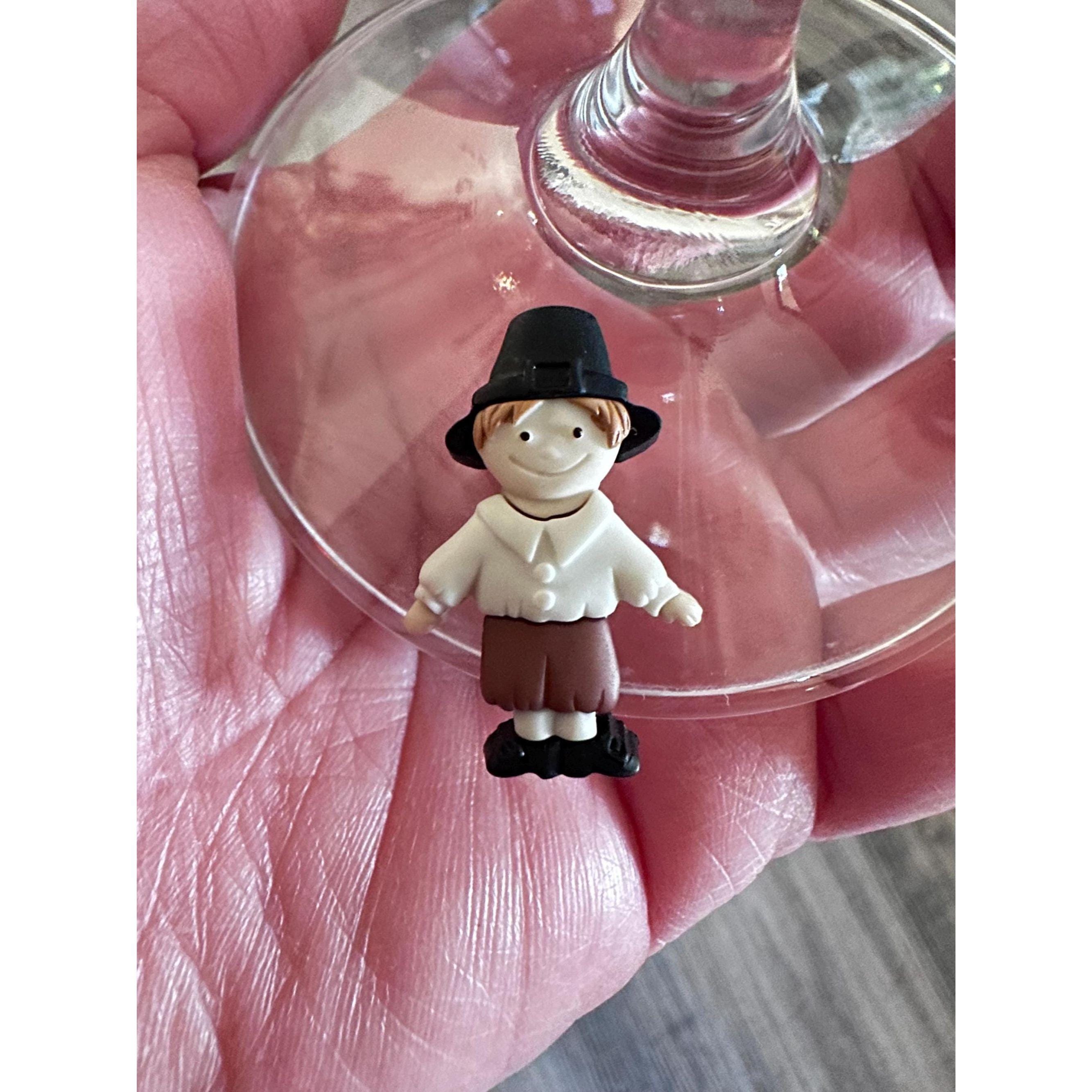 Thanksgiving Mug & Pilgrim Magnets Set: Fall Decor