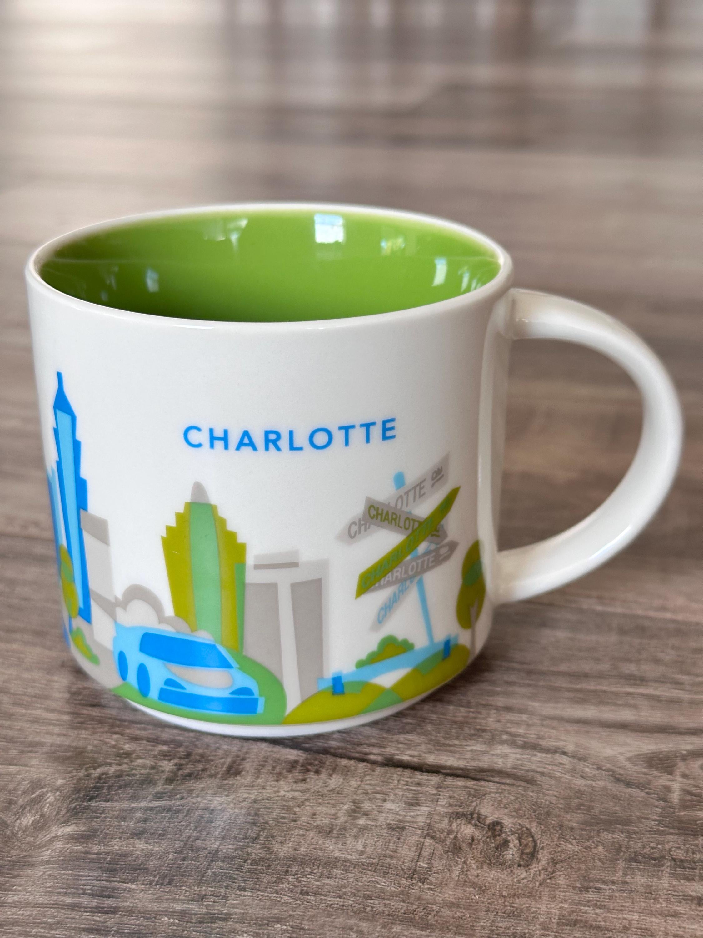 Starbucks Charlotte You Are Here Mug 14oz. Ship Fast!