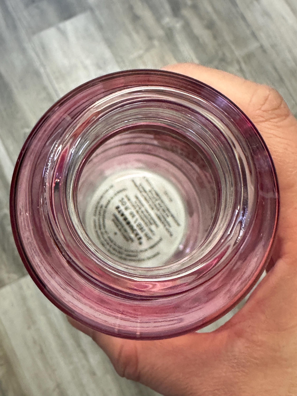Starbucks Striped Glass Water Bottle 20oz – Maroon Pink Gradient, 2023 Ship fast!