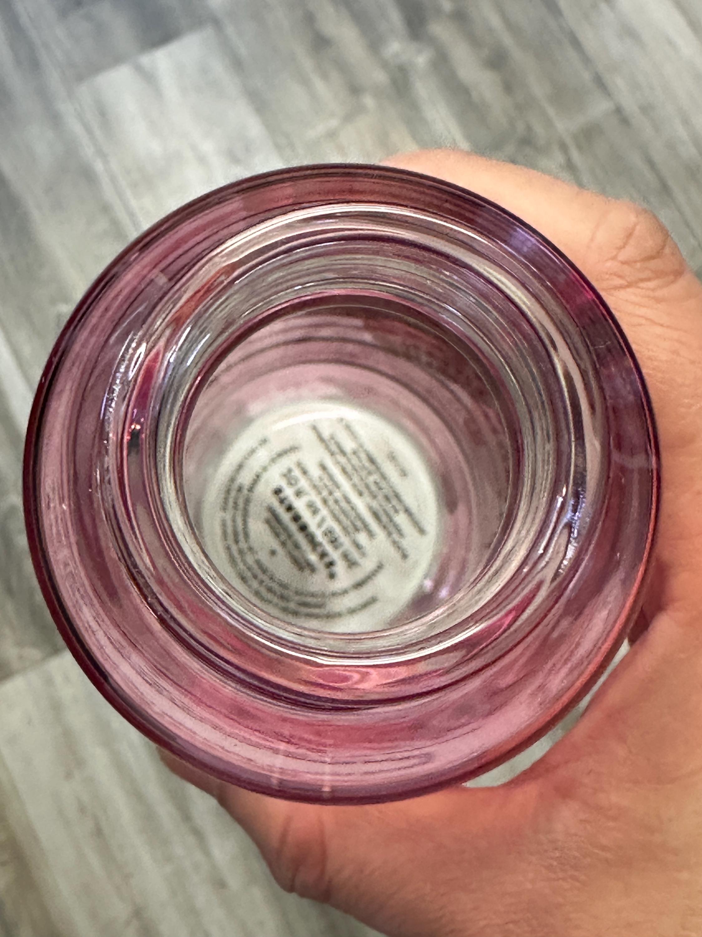 Starbucks Striped Glass Water Bottle 20oz – Maroon Pink Gradient, 2023 Ship fast!