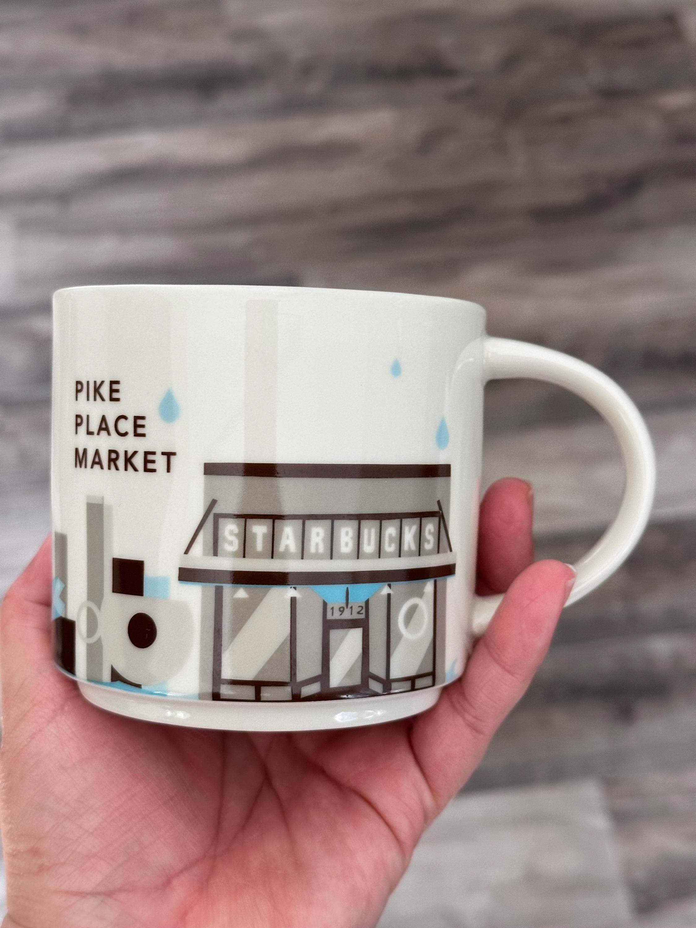 Starbucks Pike Place Market You Are Here Mug Collectible. Ship Fast!