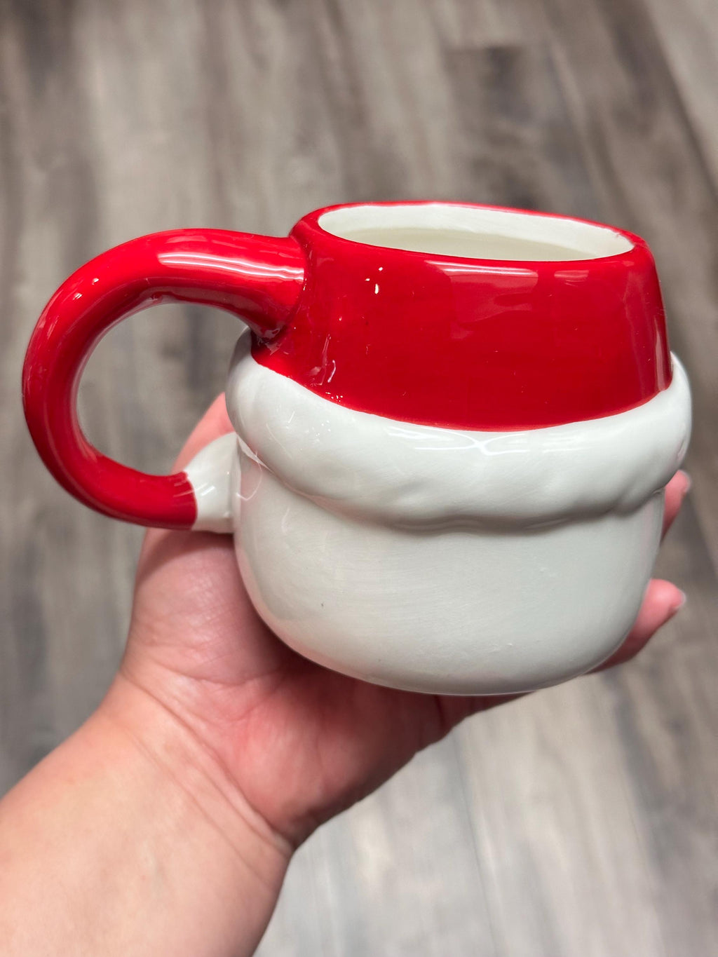 Santa Face 3D Holiday Mug, 14 oz Christmas Coffee Cup. Ship Fast!
