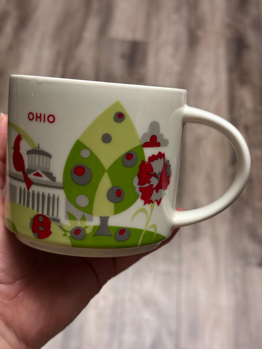 Starbucks Ohio You Are Here mug 14oz. Ship Fast!