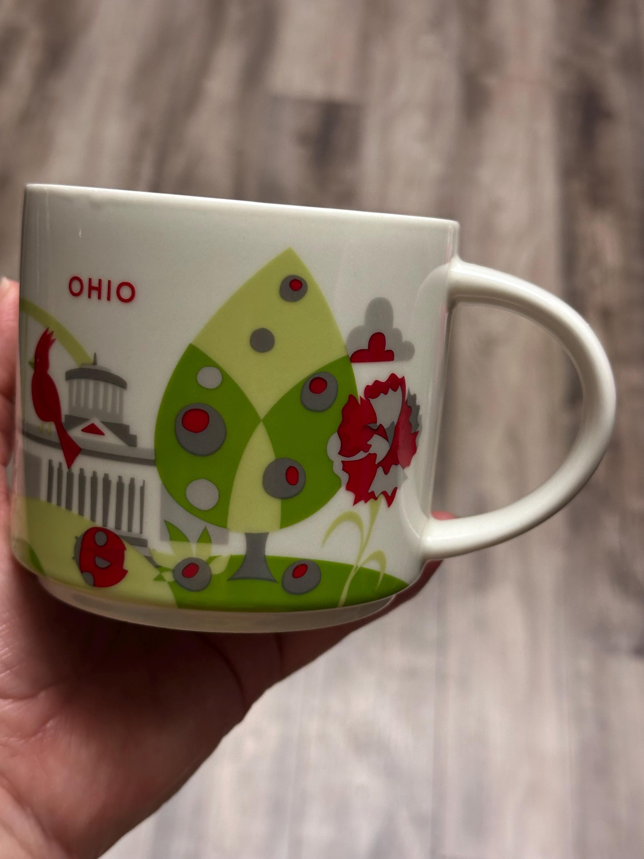 Starbucks Ohio You Are Here mug 14oz. Ship Fast!