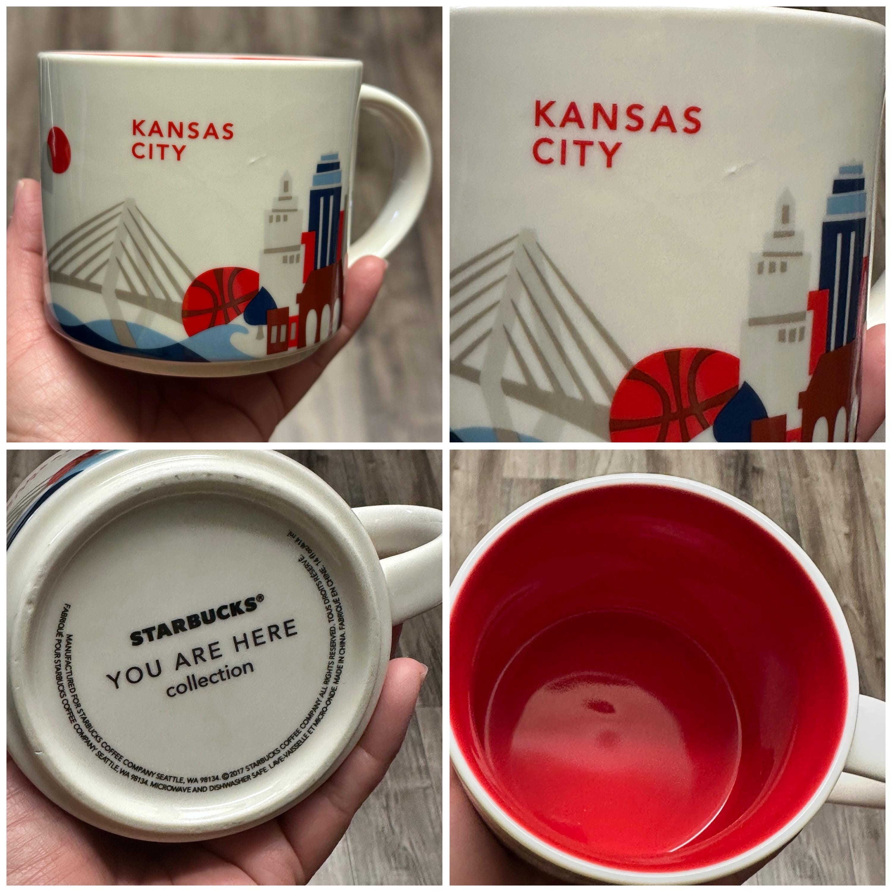 Starbucks Kansas City “You Are Here” YAH Collection 14oz Coffee Mug. Ship Fast