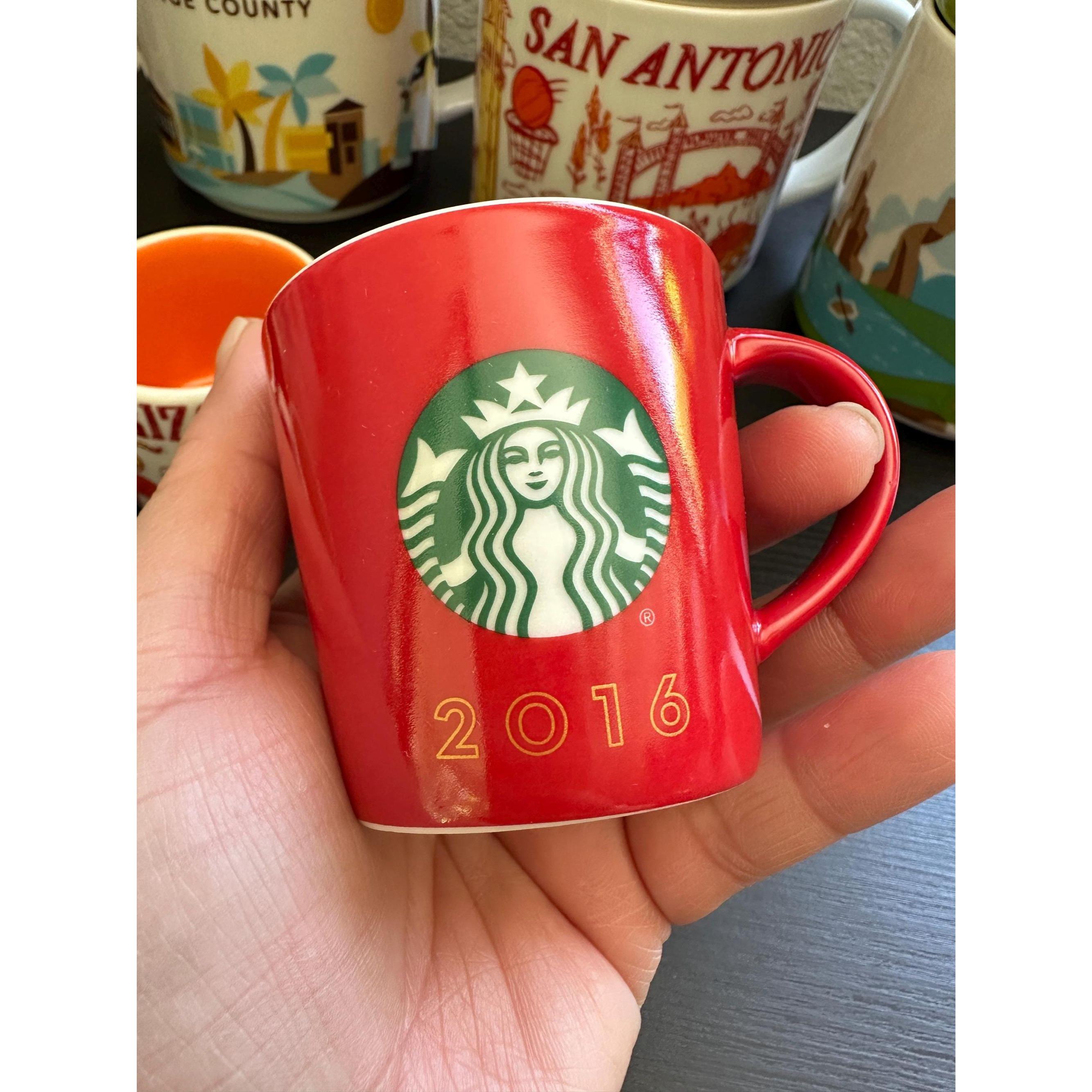 Starbucks Red Mini Holiday Mug 2016. New! – Ship Fast