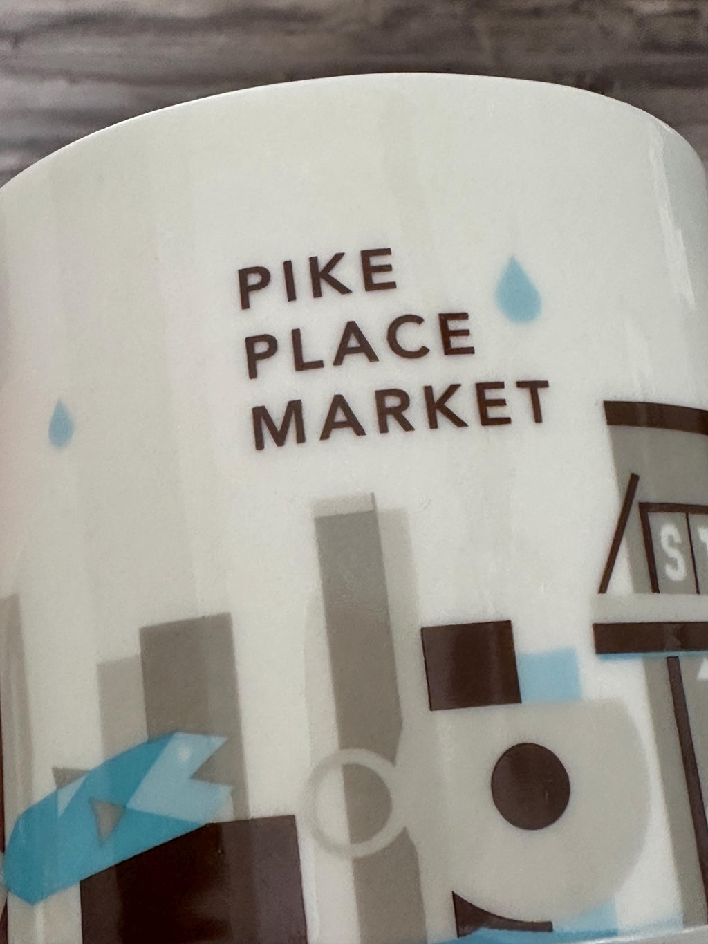 Starbucks Pike Place Market You Are Here Mug Collectible. Ship Fast!