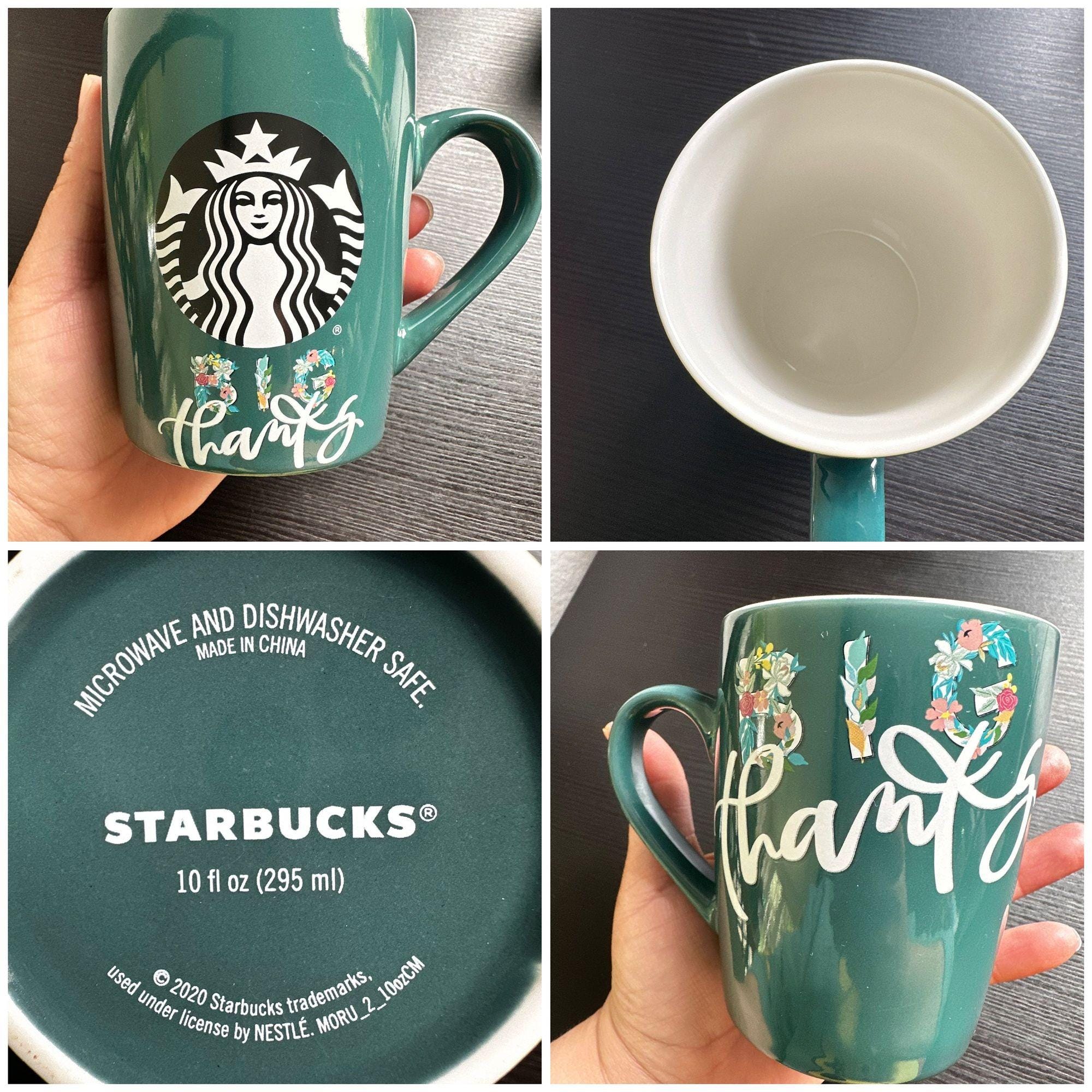 Starbucks “Big Thanks” Floral Mug (2020). Ship Fast!