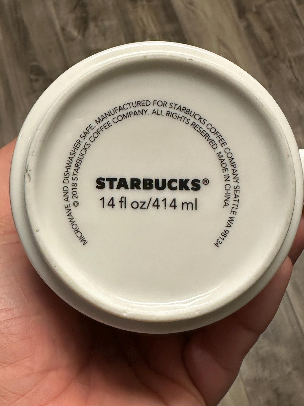 Starbucks Coffee Company Logo Mug 14oz – Seattle WA Est. 1971. Ship Fast!