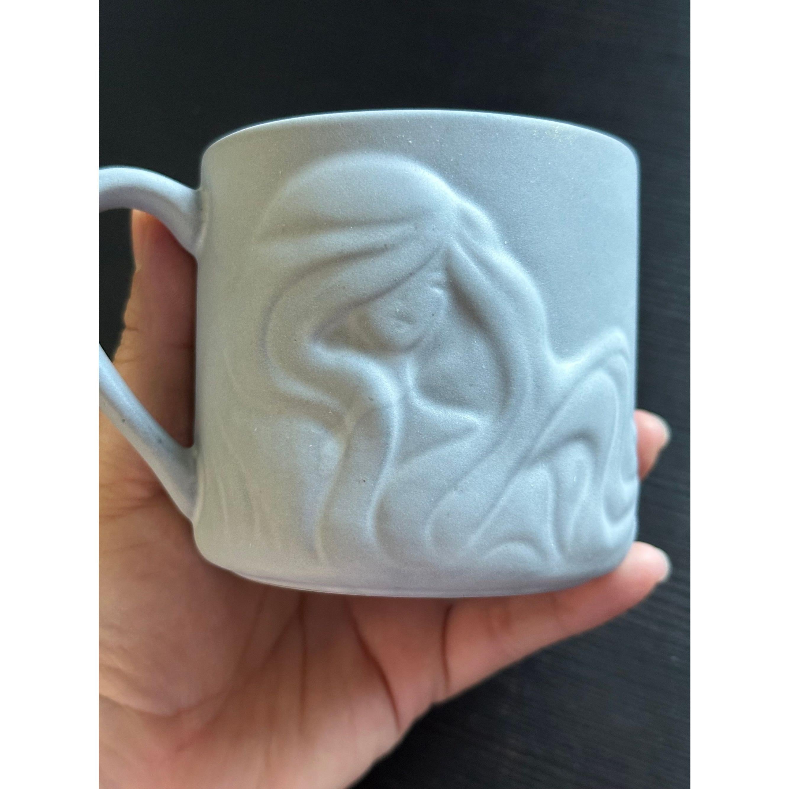 Starbucks Gray Raised Siren Mug 12oz – Since 1971, 2016. Ship Fast!