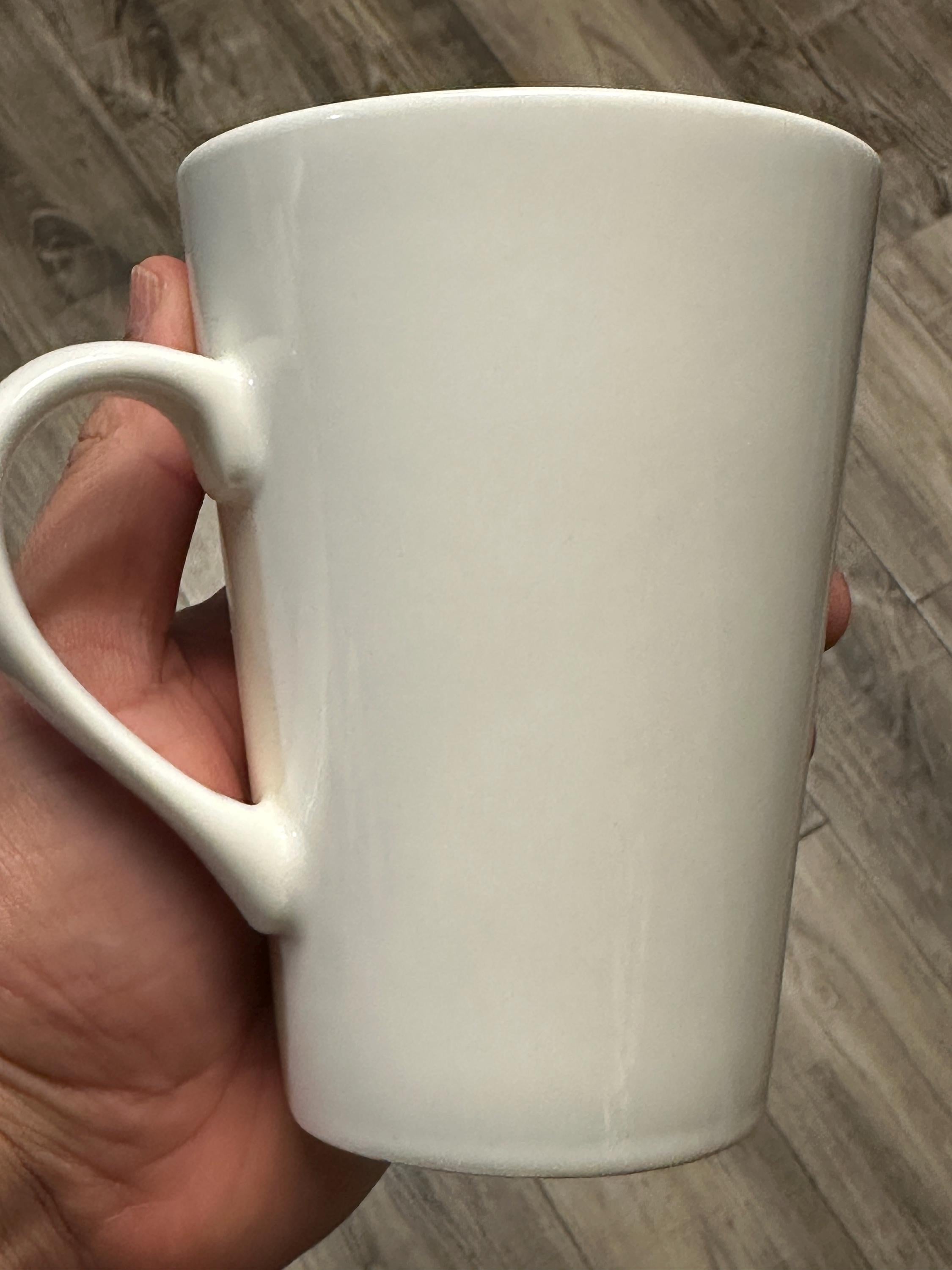 Starbucks White Mug with Black Siren 16oz – 2016, Retired. Ship fast!