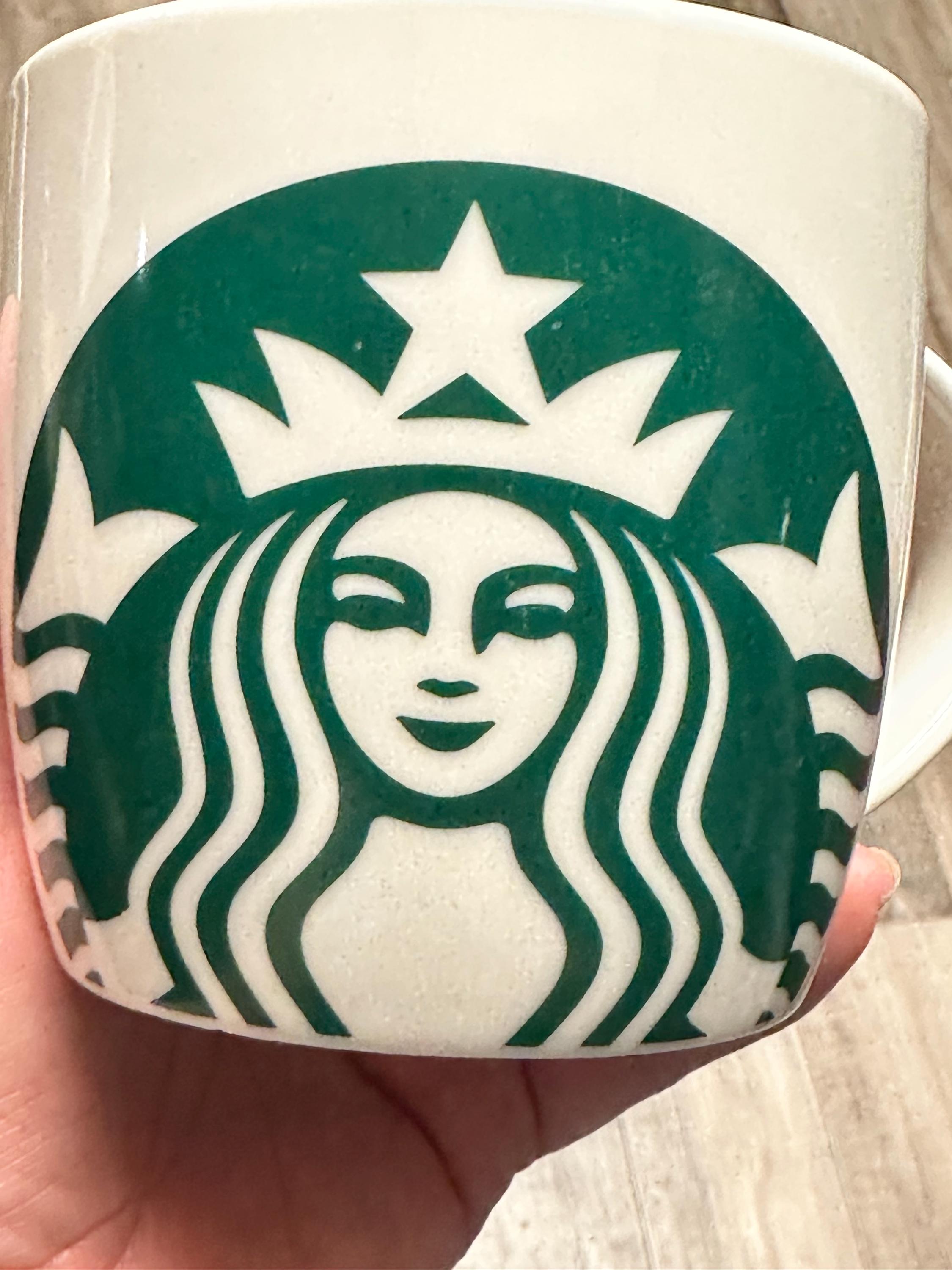 Starbucks White Logo Mug 14oz (2017). Ship Fast!