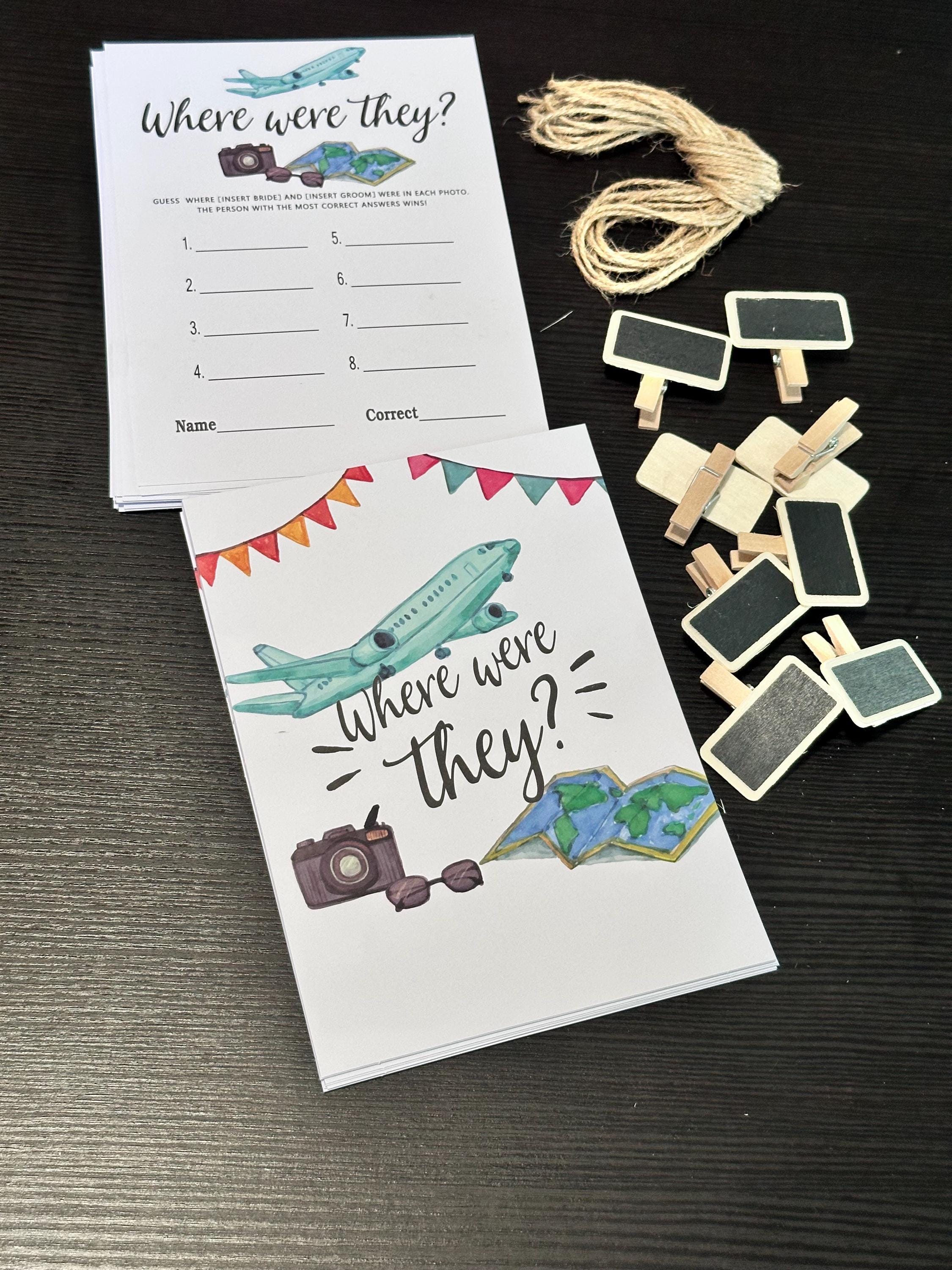 Bridal Shower Game | Photo Guessing Game Set. Ship fast! | Little Joy Market