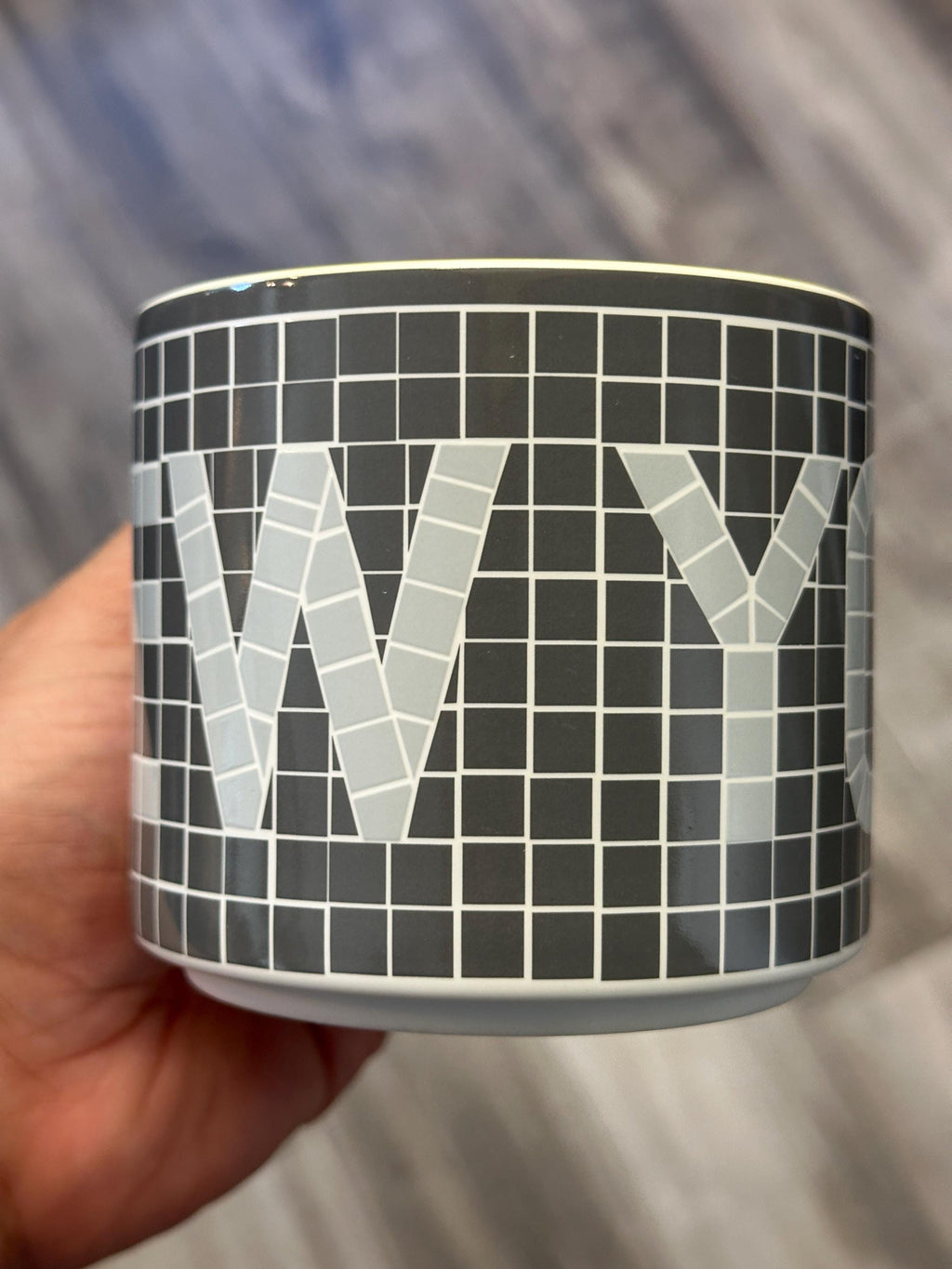 Starbucks New York Subway Tile Mug Pigeon Grey 12oz – Ship fast!