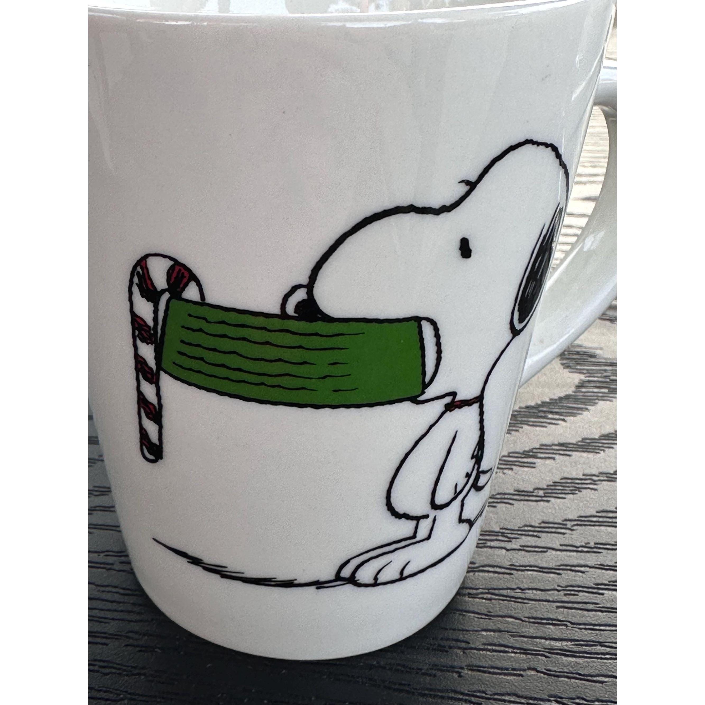 Snoopy Christmas Mug 2019 Stoneware Peanuts Holiday Cup EUC