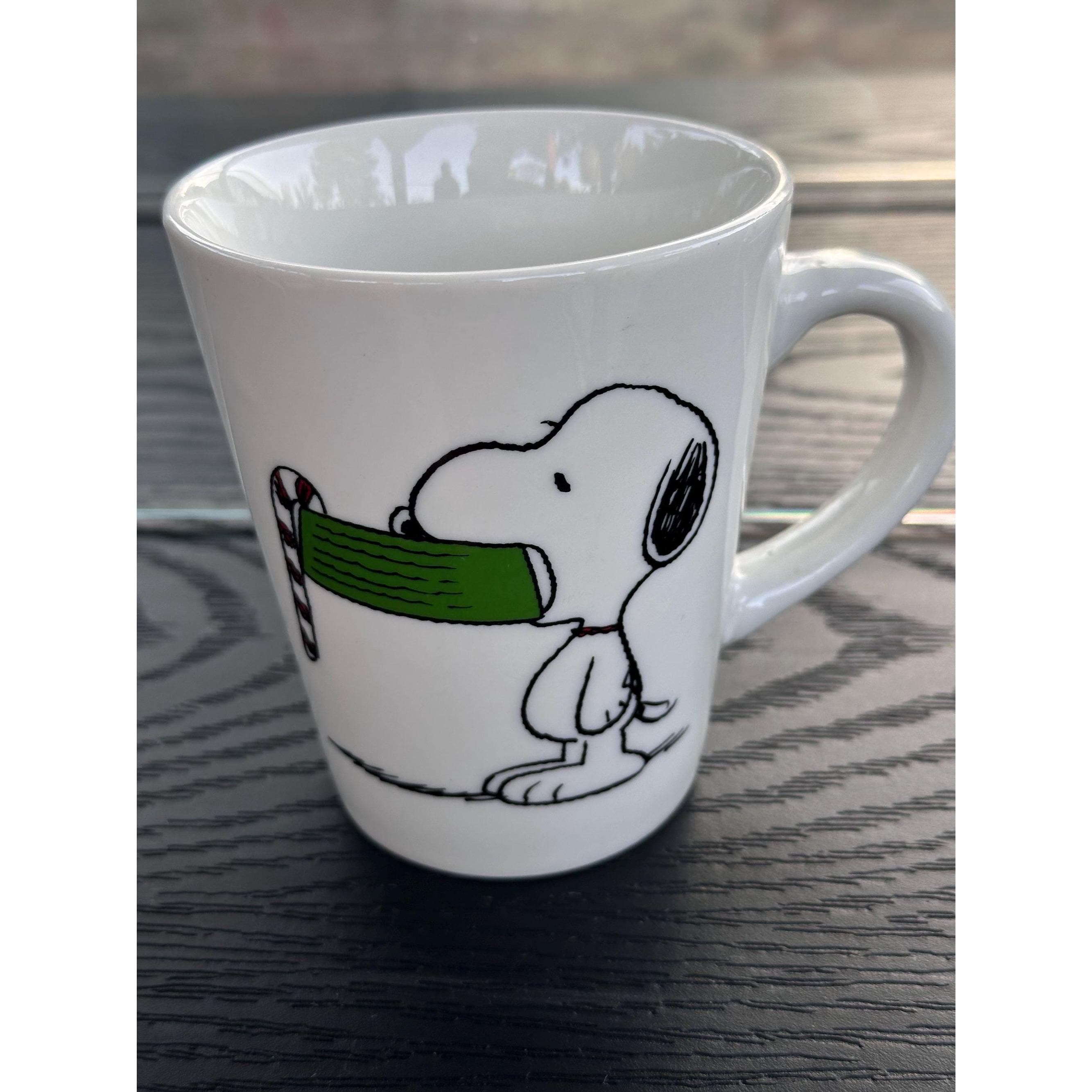 Snoopy Christmas Mug 2019 Stoneware Peanuts Holiday Cup EUC